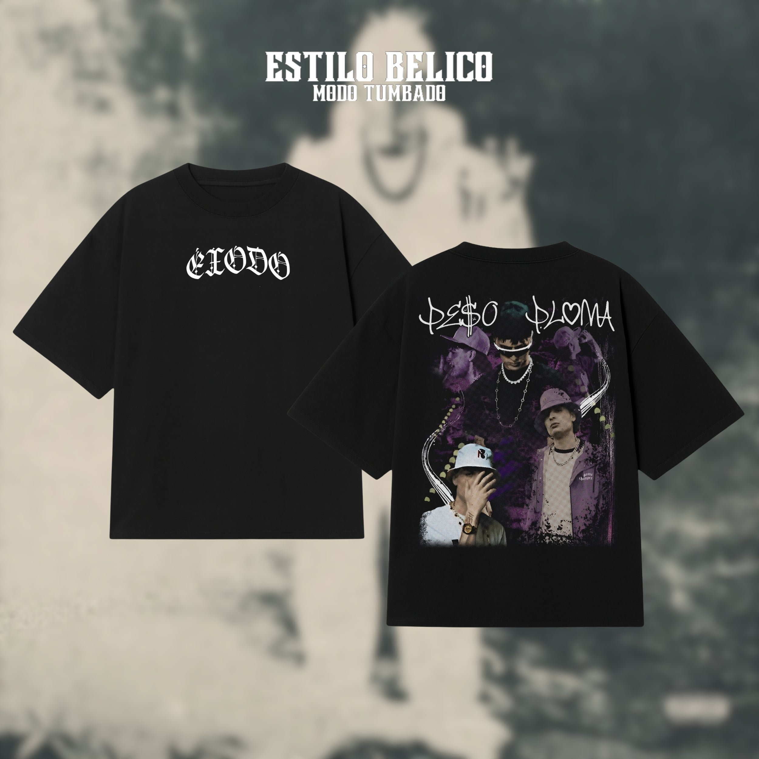 Polera “Purple Mix” – Peso Pluma