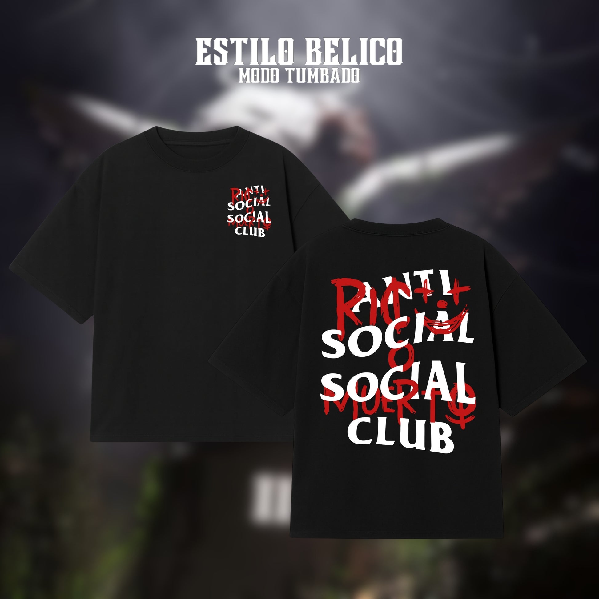 Polera “ASSC Rico o Muerto" –  Óscar Maydon