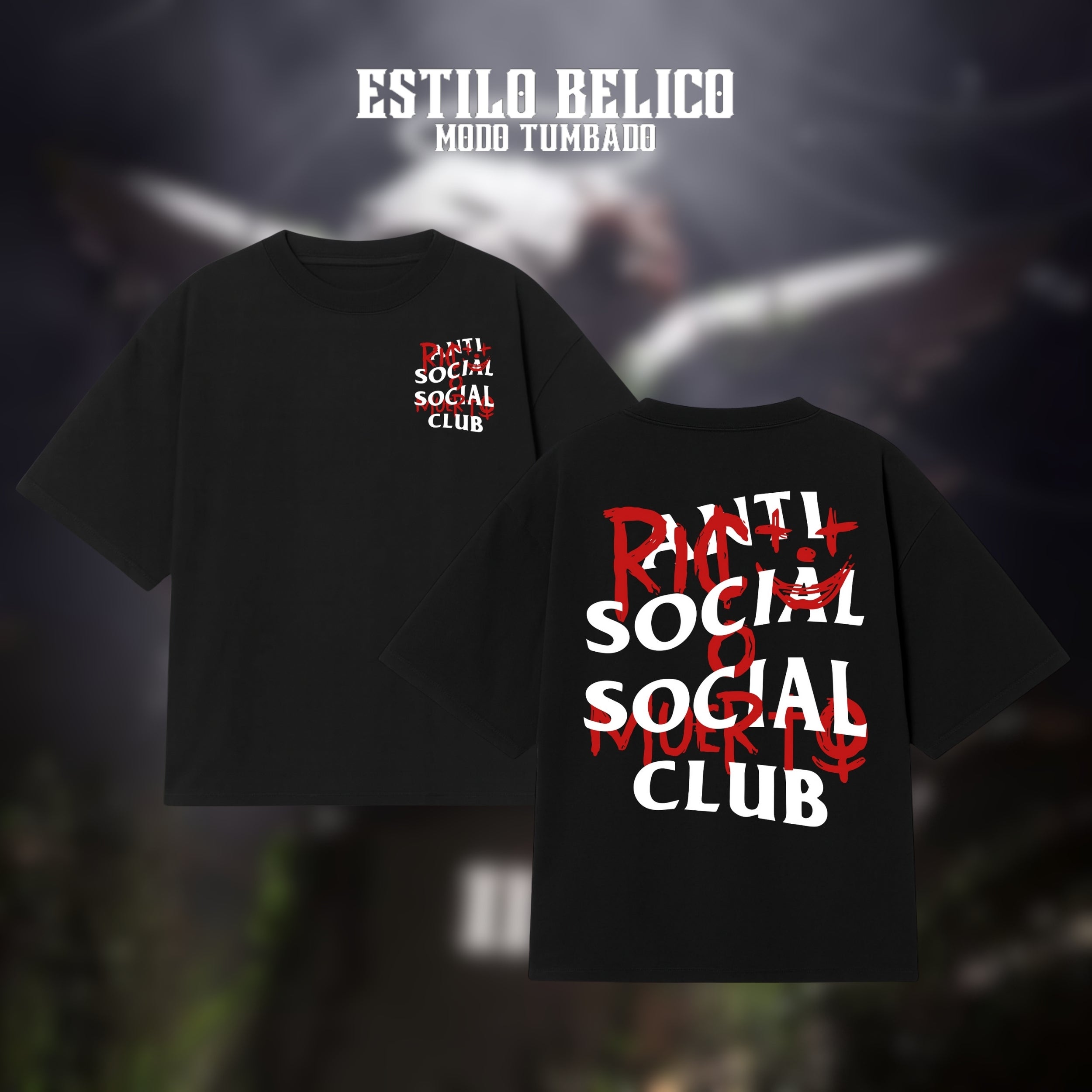 Polera “ASSC Rico o Muerto" –  Óscar Maydon