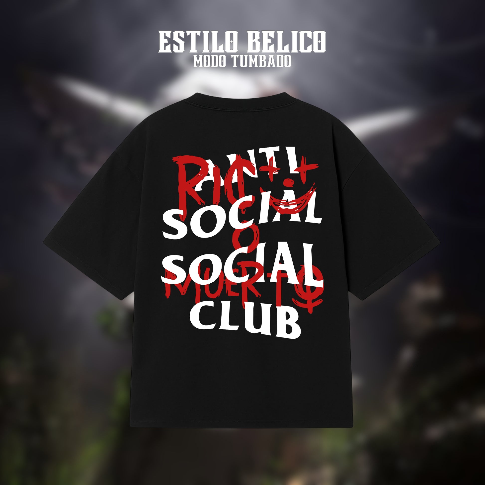 Polera “ASSC Rico o Muerto" –  Óscar Maydon
