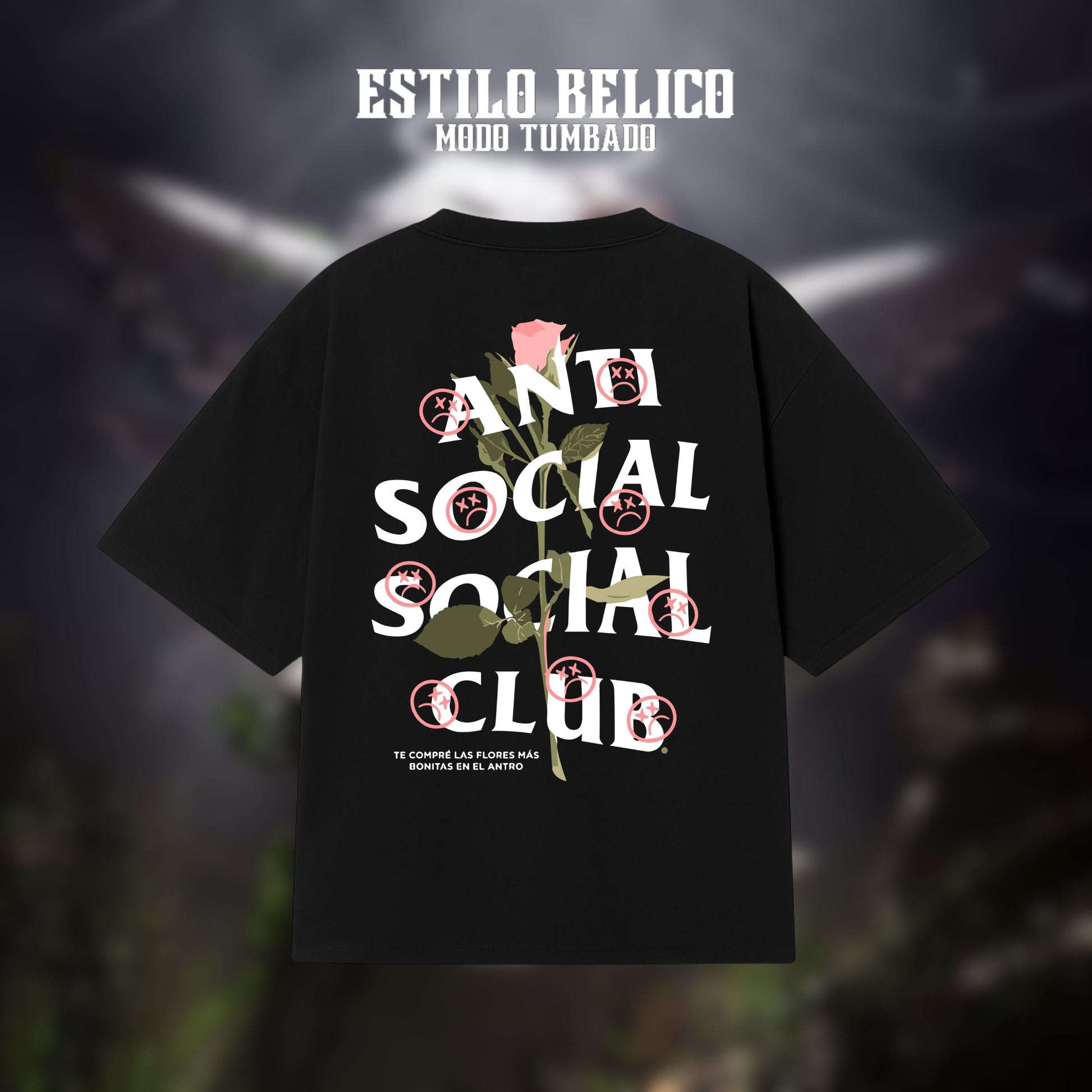 Polera “ASSC Flores del Antro" –  Junior H SadBoyz