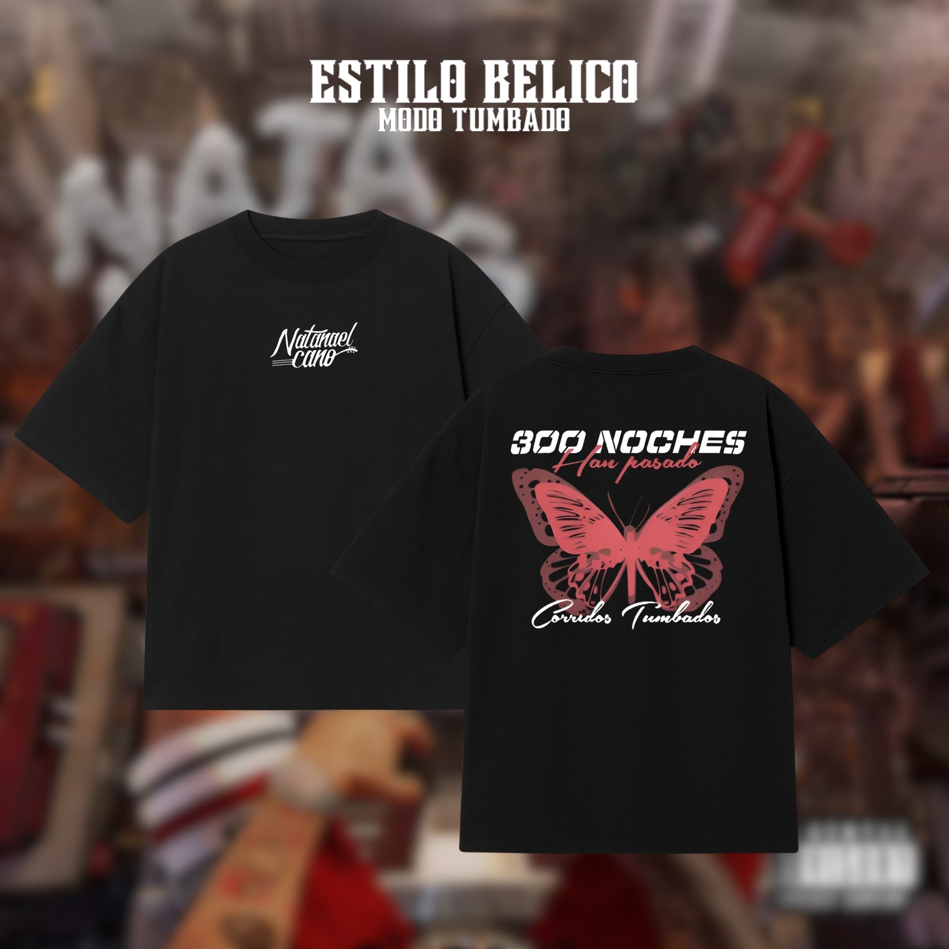 Polera "300 Noches" - Natanael Cano
