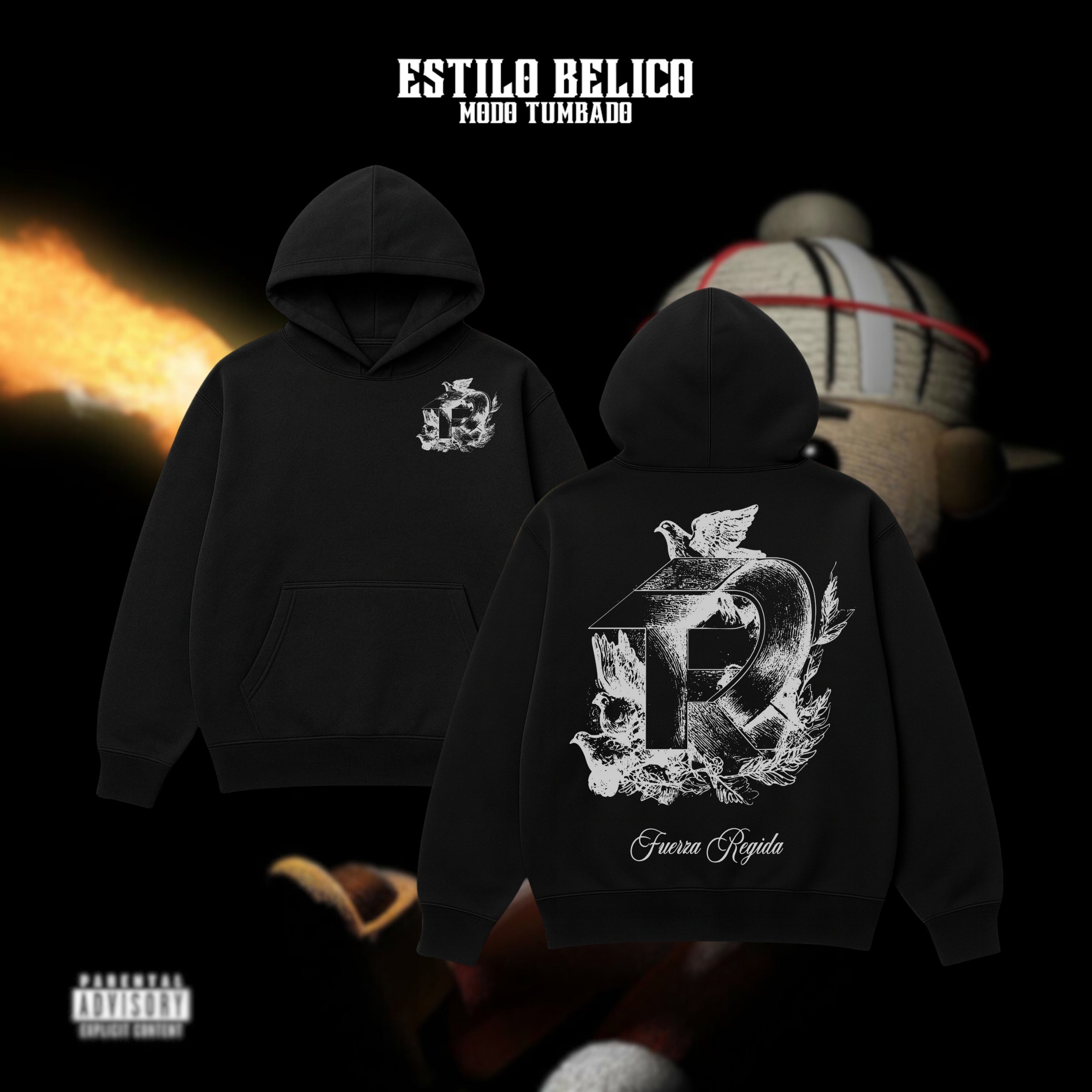 Hoodie "Palomas" – Fuerza Regida