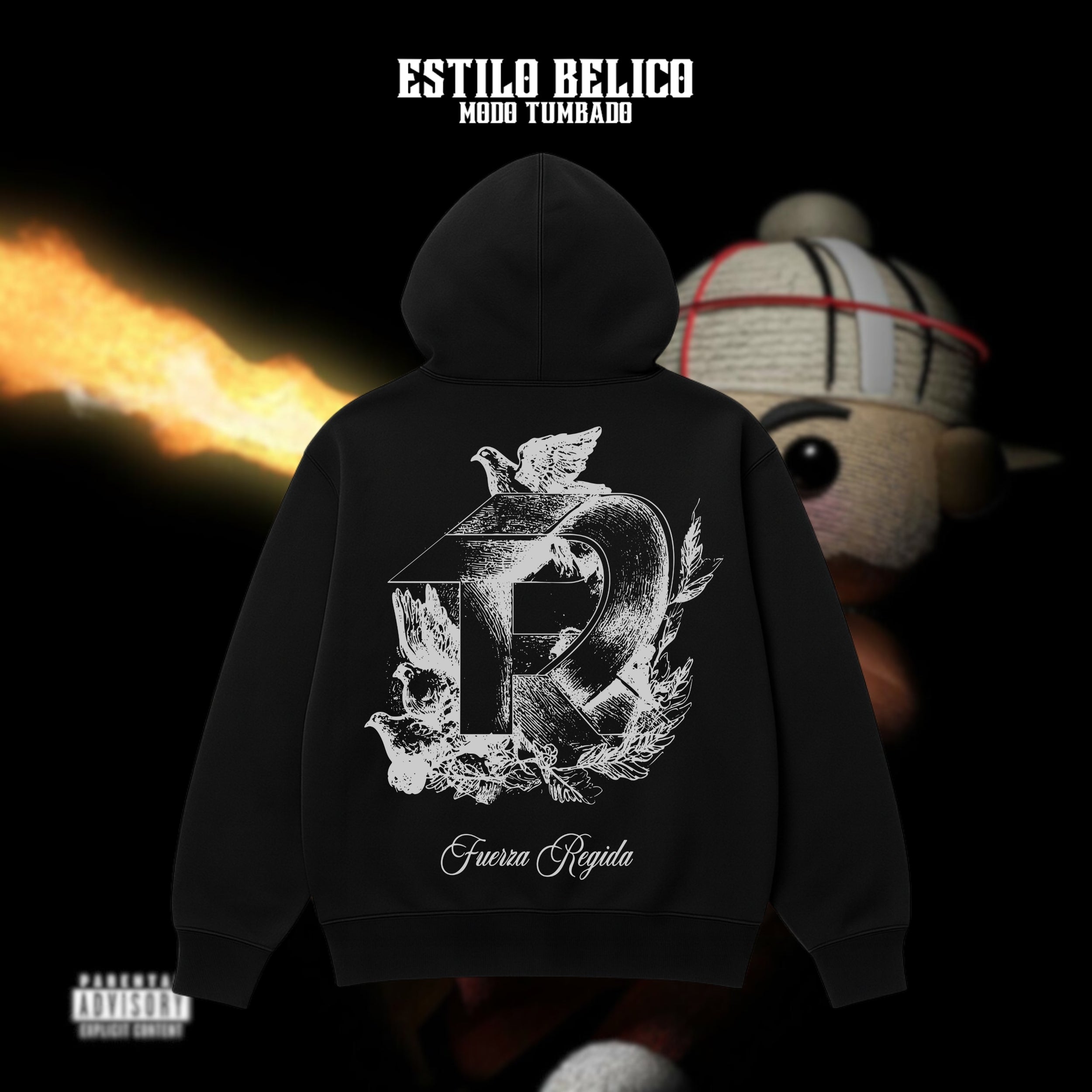 Hoodie "Palomas" – Fuerza Regida