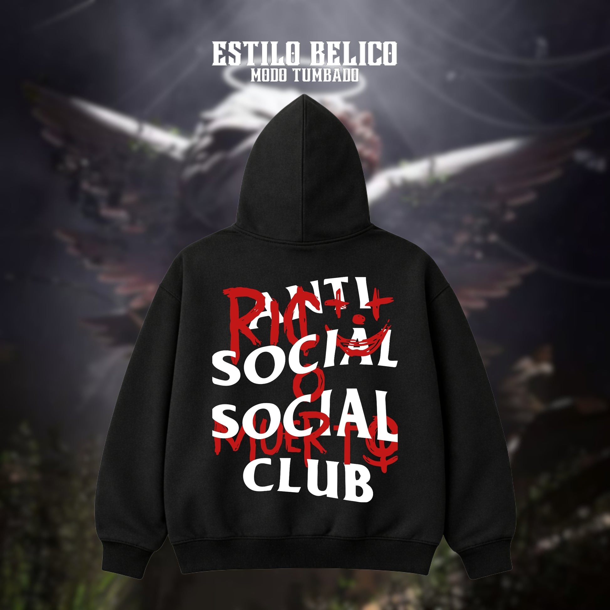 Hoodie ASSC - "Rico o Muerto"