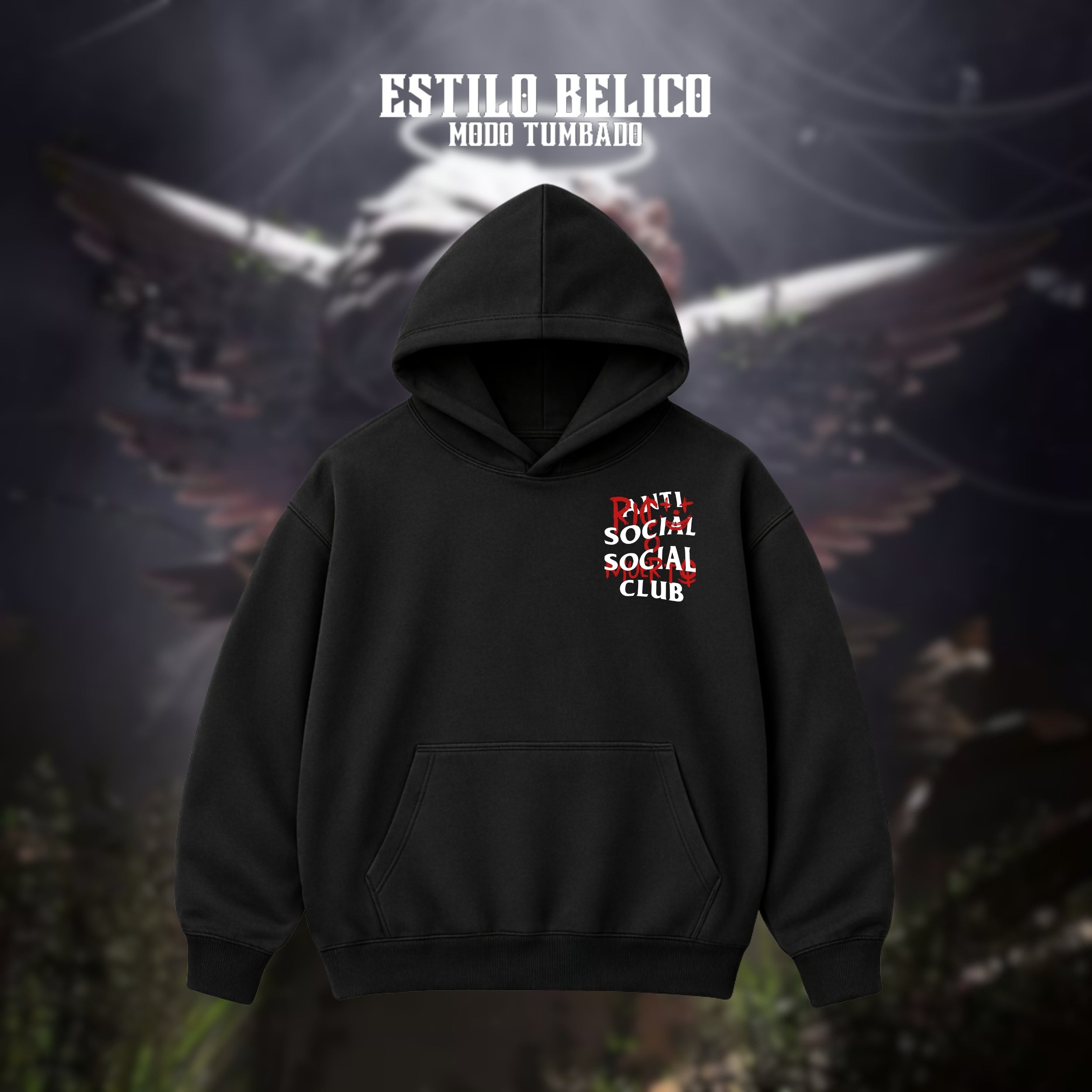 Hoodie ASSC - "Rico o Muerto"