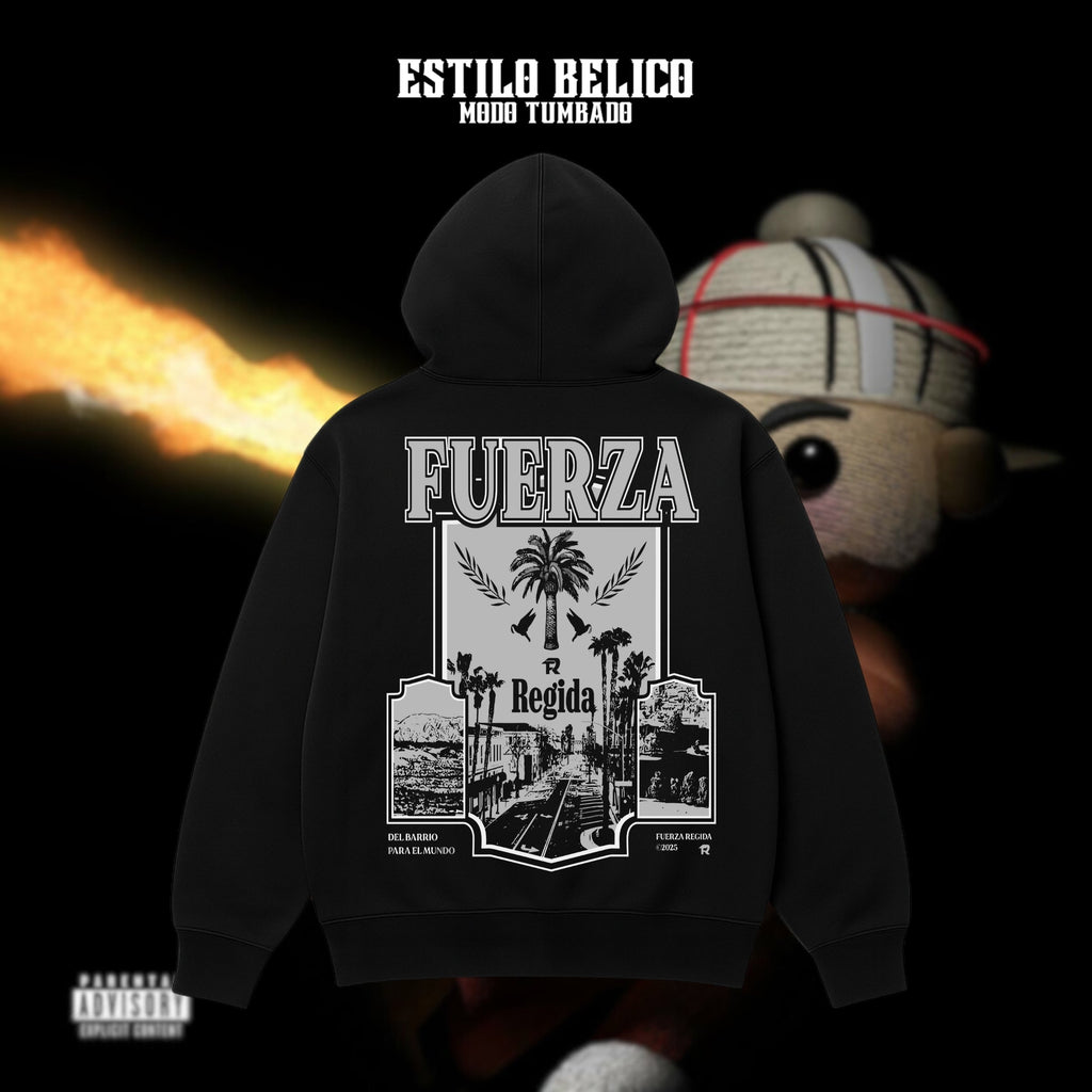 Hoodie "Cartel Palms" – Fuerza Regida