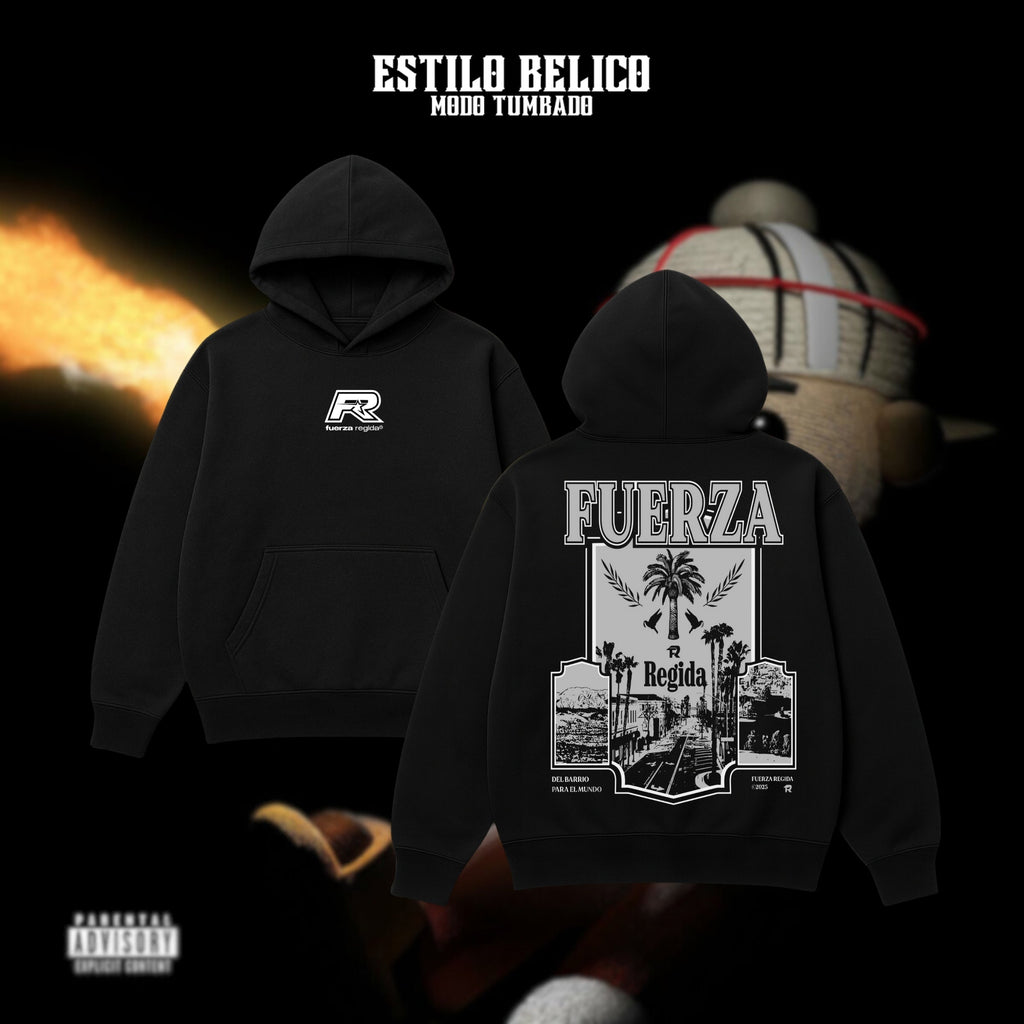Hoodie "Cartel Palms" – Fuerza Regida