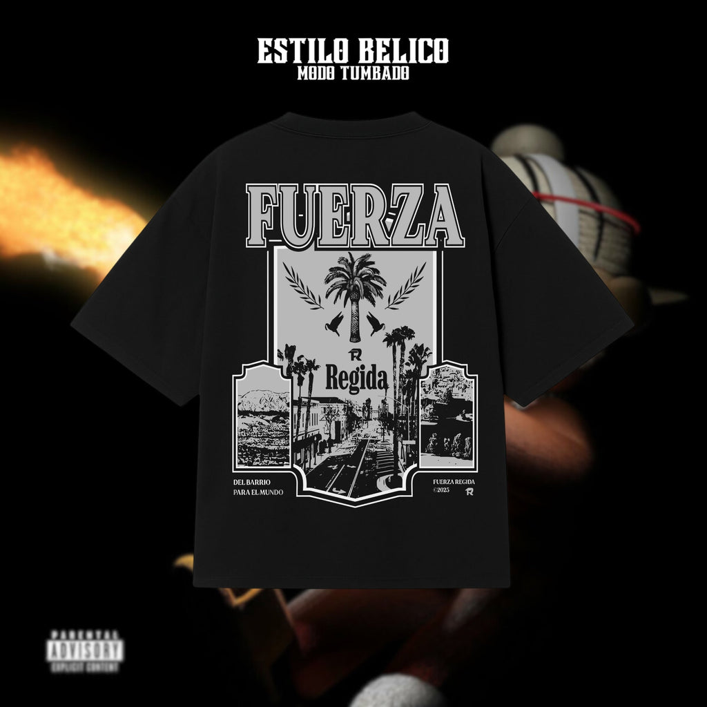 Polera "Cartel Palms" – Fuerza Regida