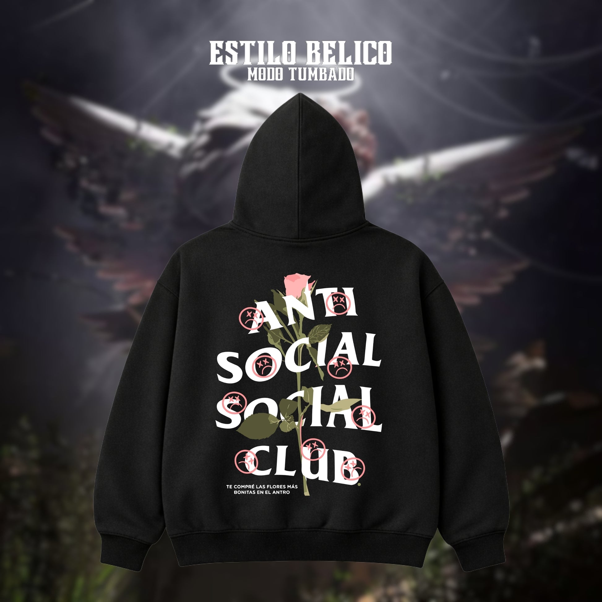 Hoodie ASSC - "Flores del Antro"