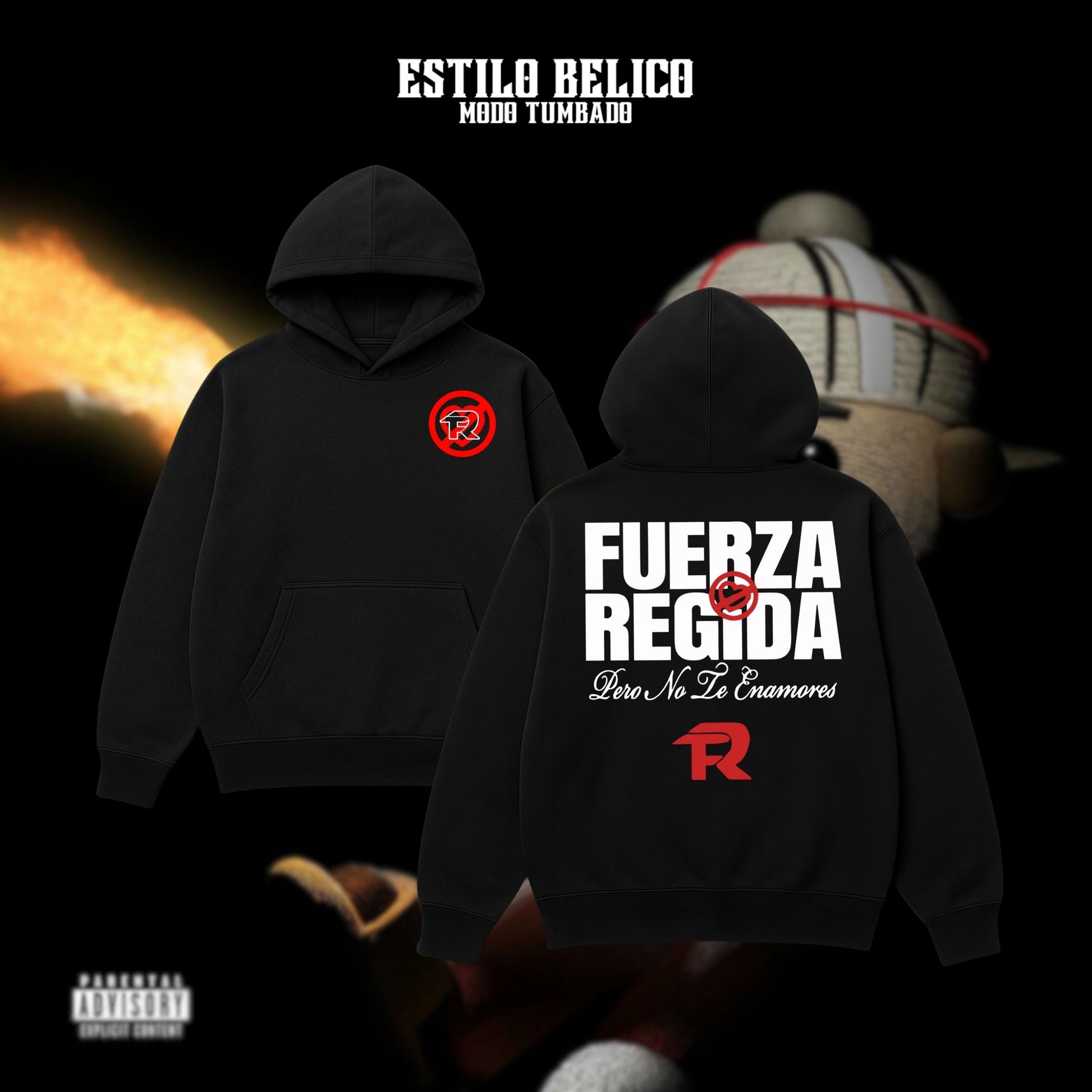 Hoodie "Anti Love" – Fuerza Regida