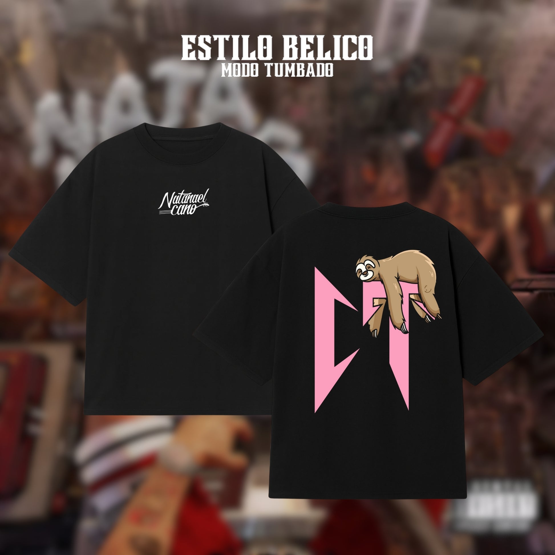 Polera "CT Rosado" - Natanael Cano