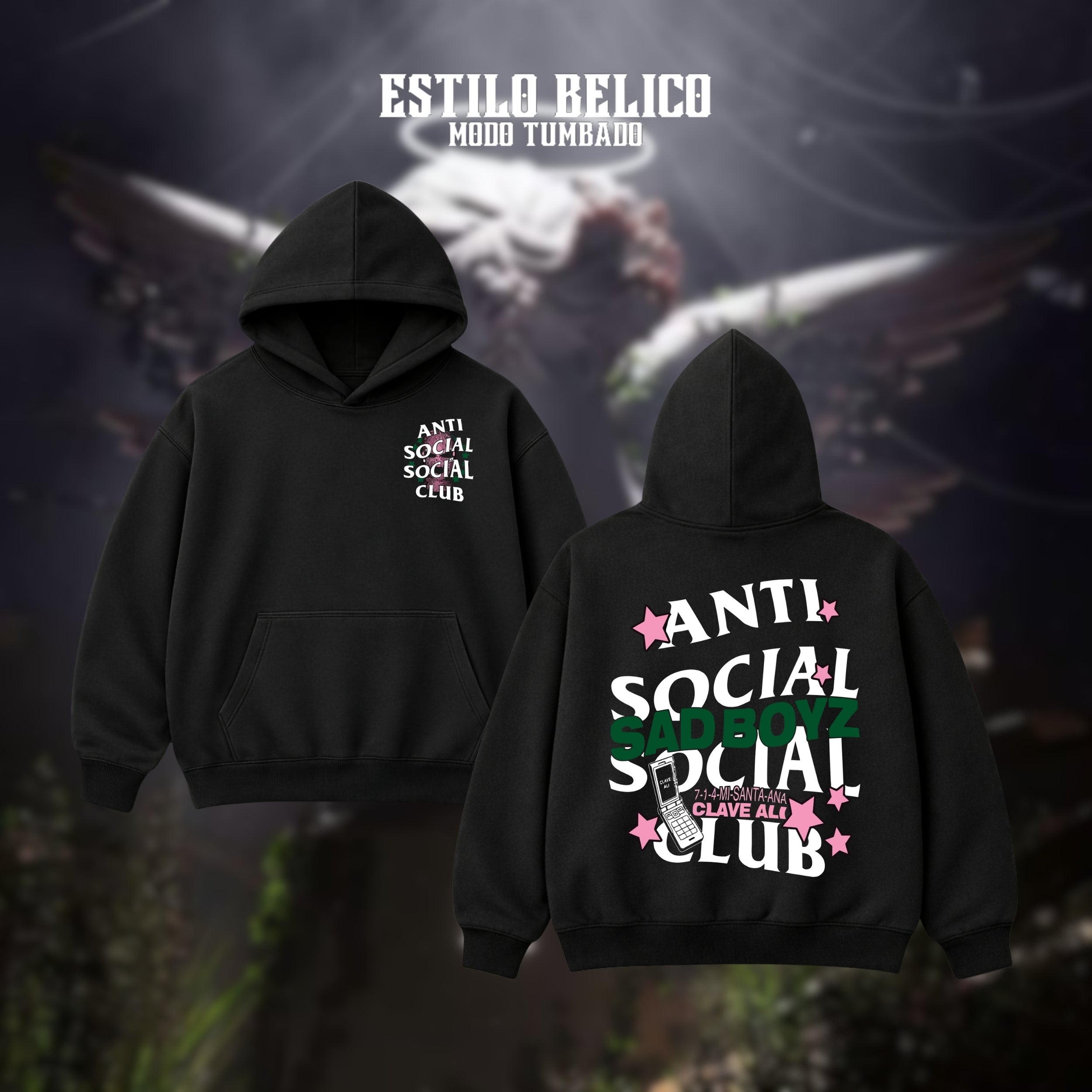 Hoodie ASSC - "Clave Ali"