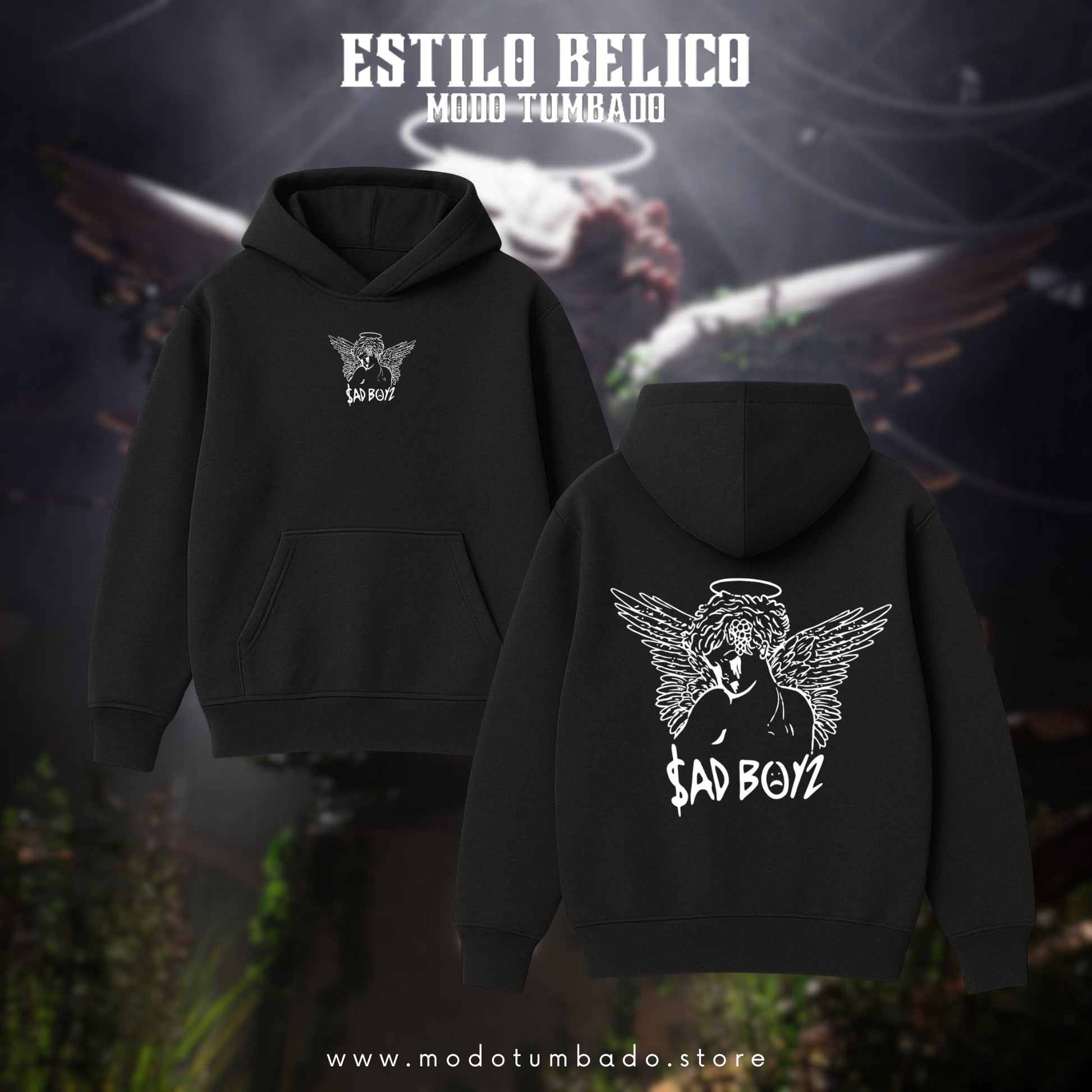 Hoodie "Sad Angel" - $adBoyz 4 Life