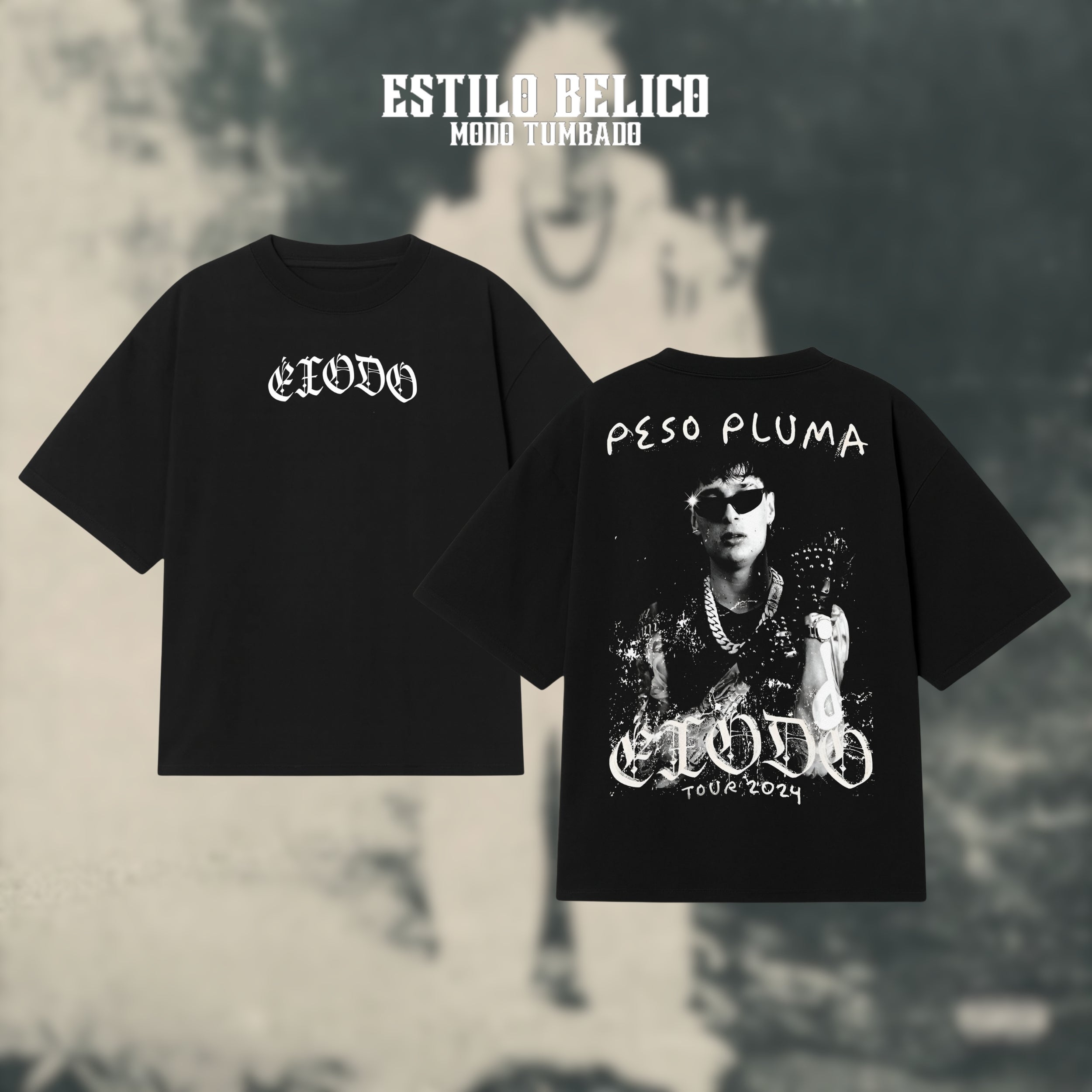 Polera “Éxodo Collage” – Peso Pluma