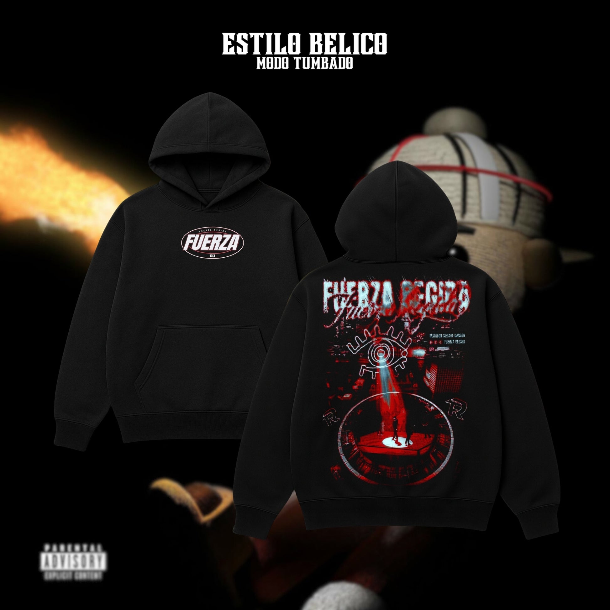 Hoodie "Iluminado" – Fuerza Regida