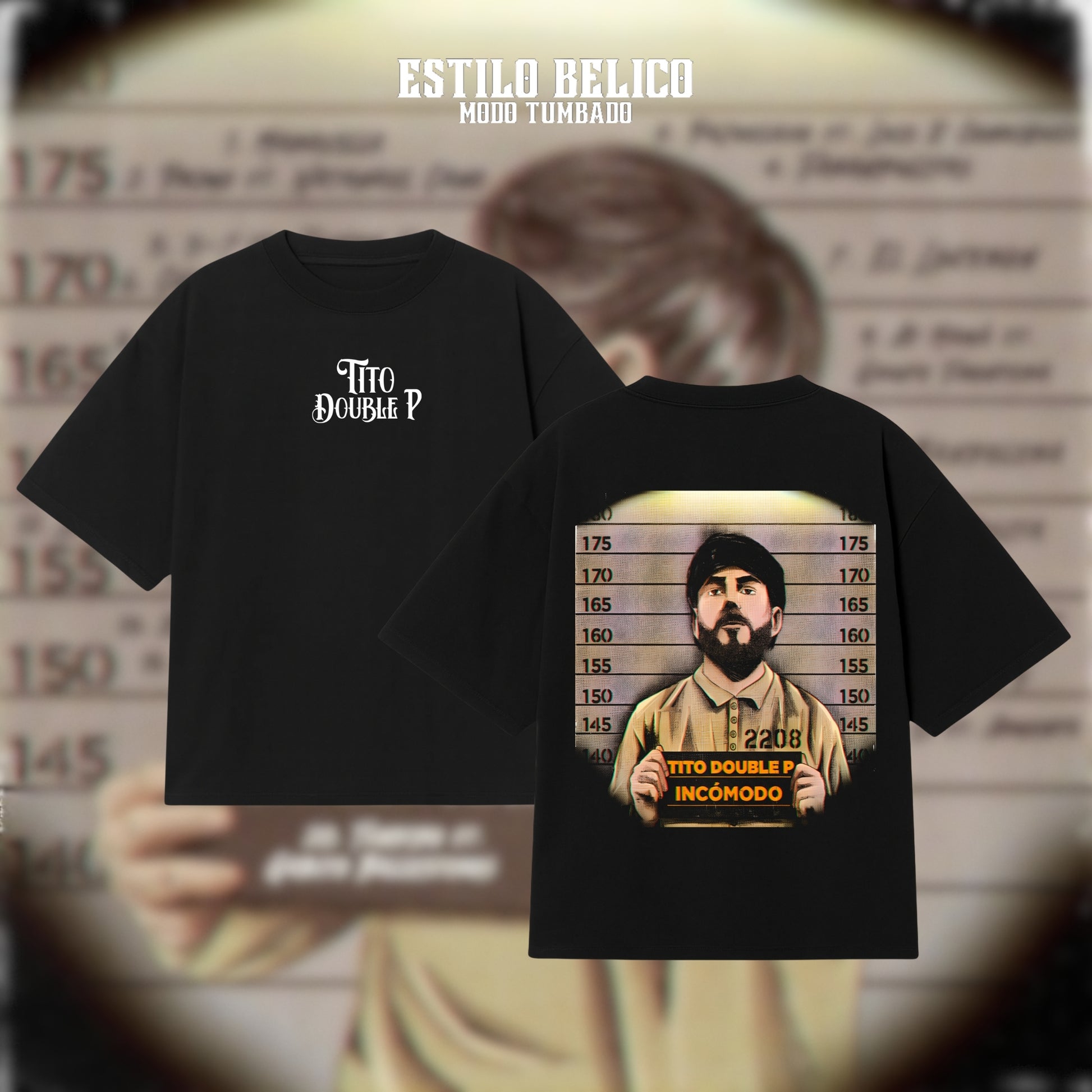 POLERA "MUGSHOT" — TITO DOUBLE P