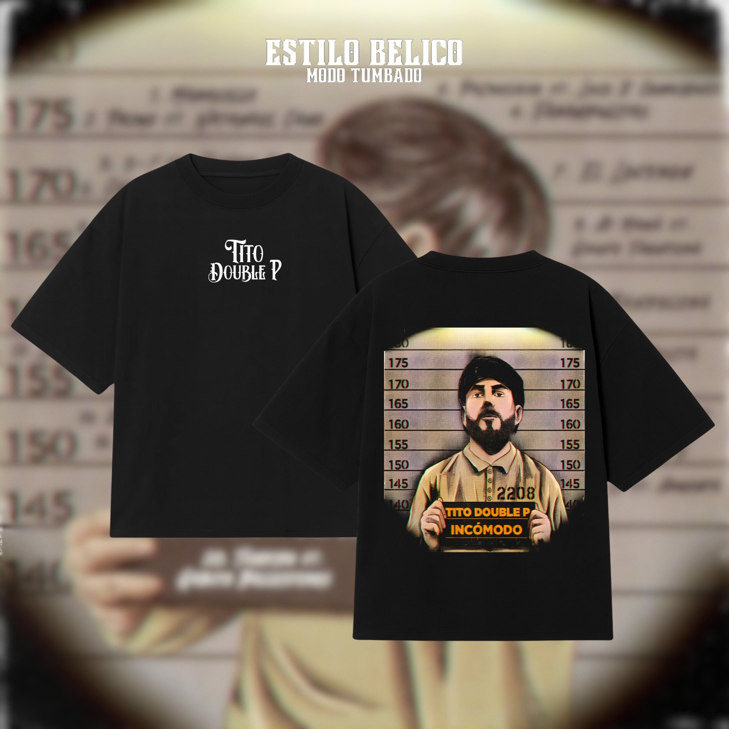 POLERA "MUGSHOT" — TITO DOUBLE P