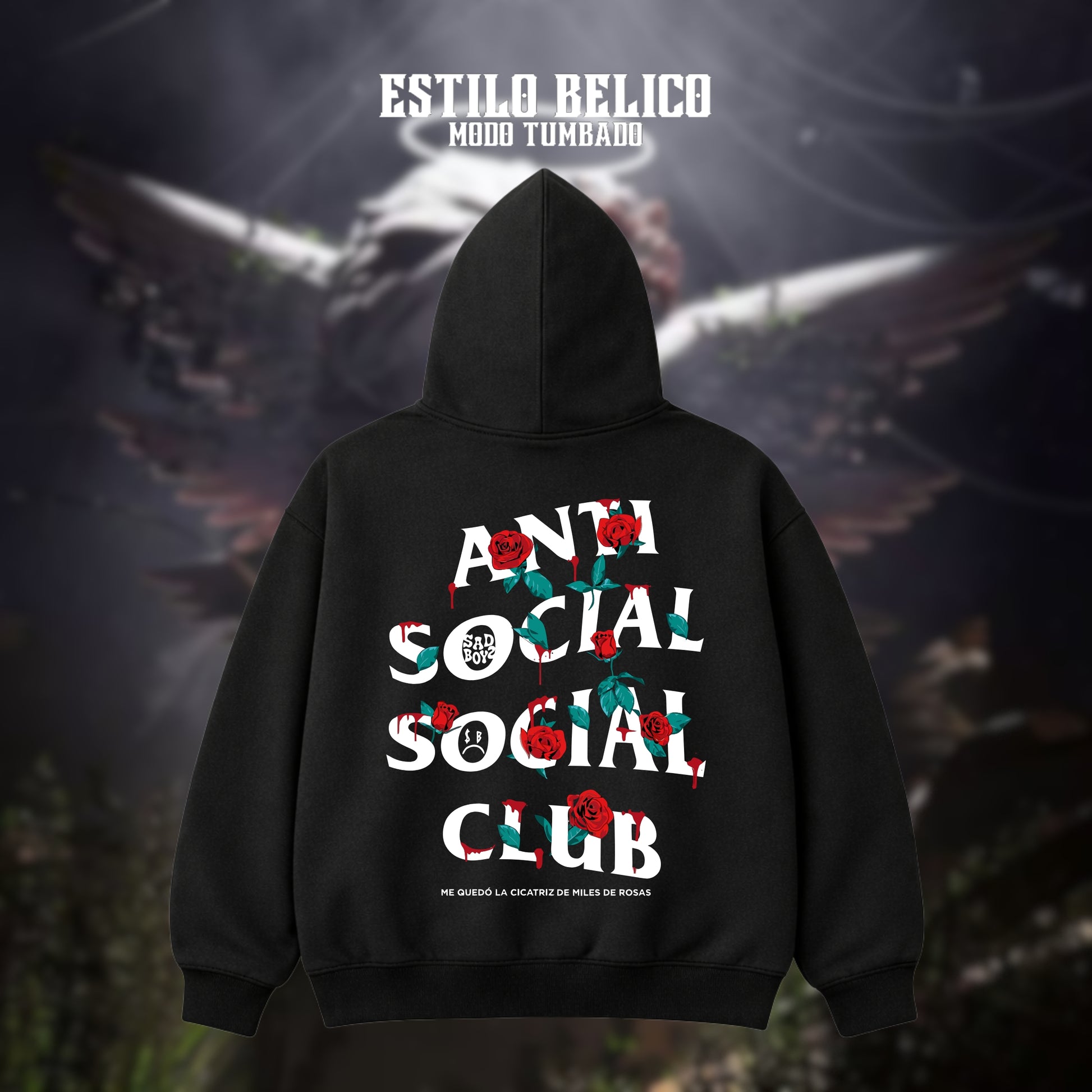 Hoodie ASSC - "Miles de Rosas"