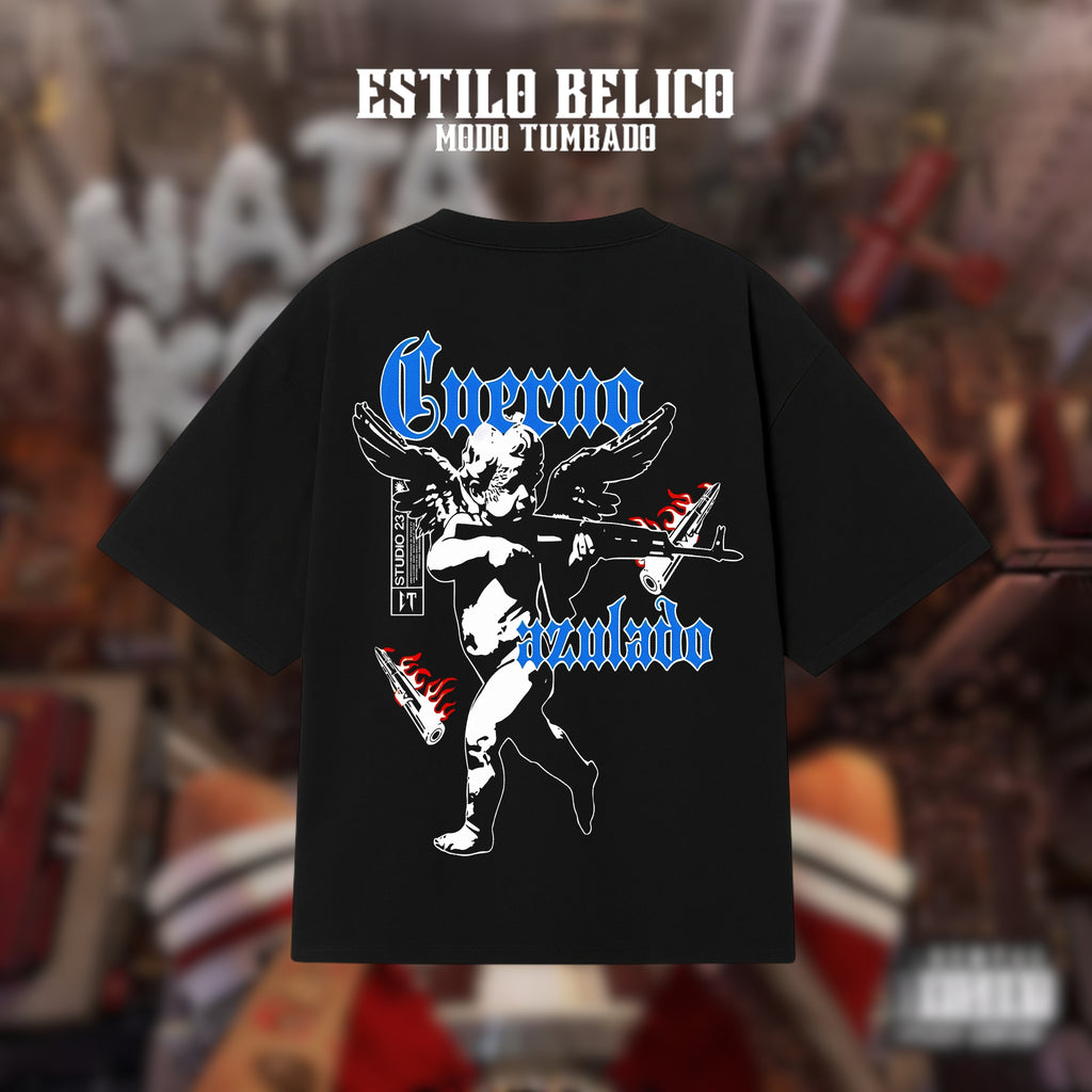 Polera "Cuerno Azulado" - Natanael Cano