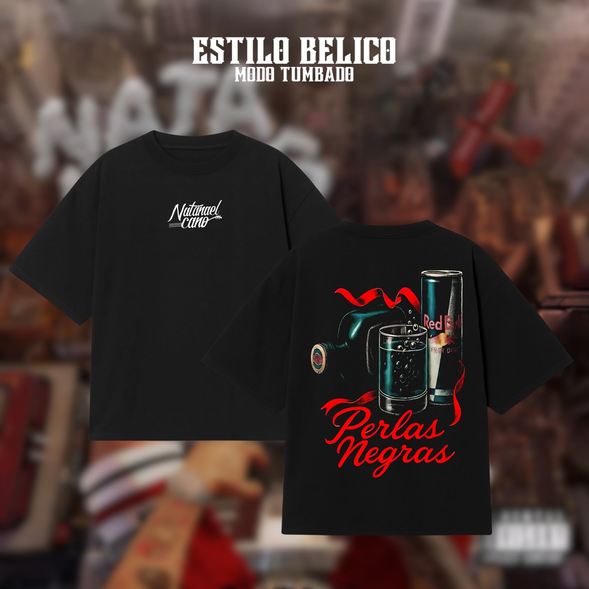 Polera "Perlas Negras" - Natanael Cano