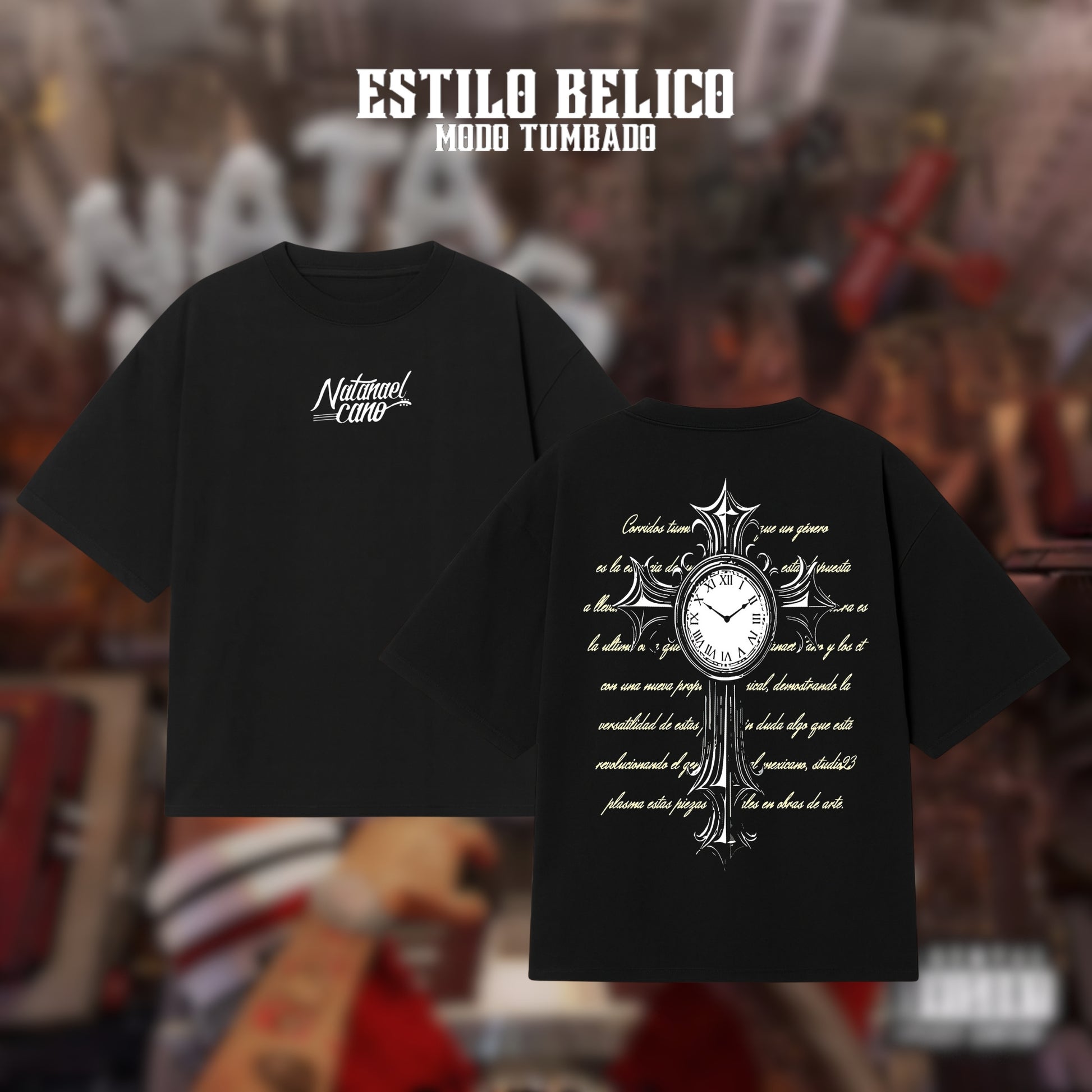 Polera "Escrito" - Natanael Cano