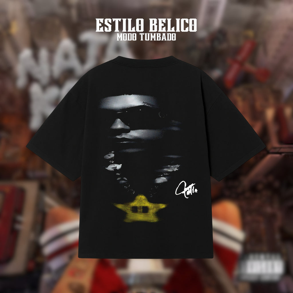 Polera "Yellow Star" - Natanael Cano