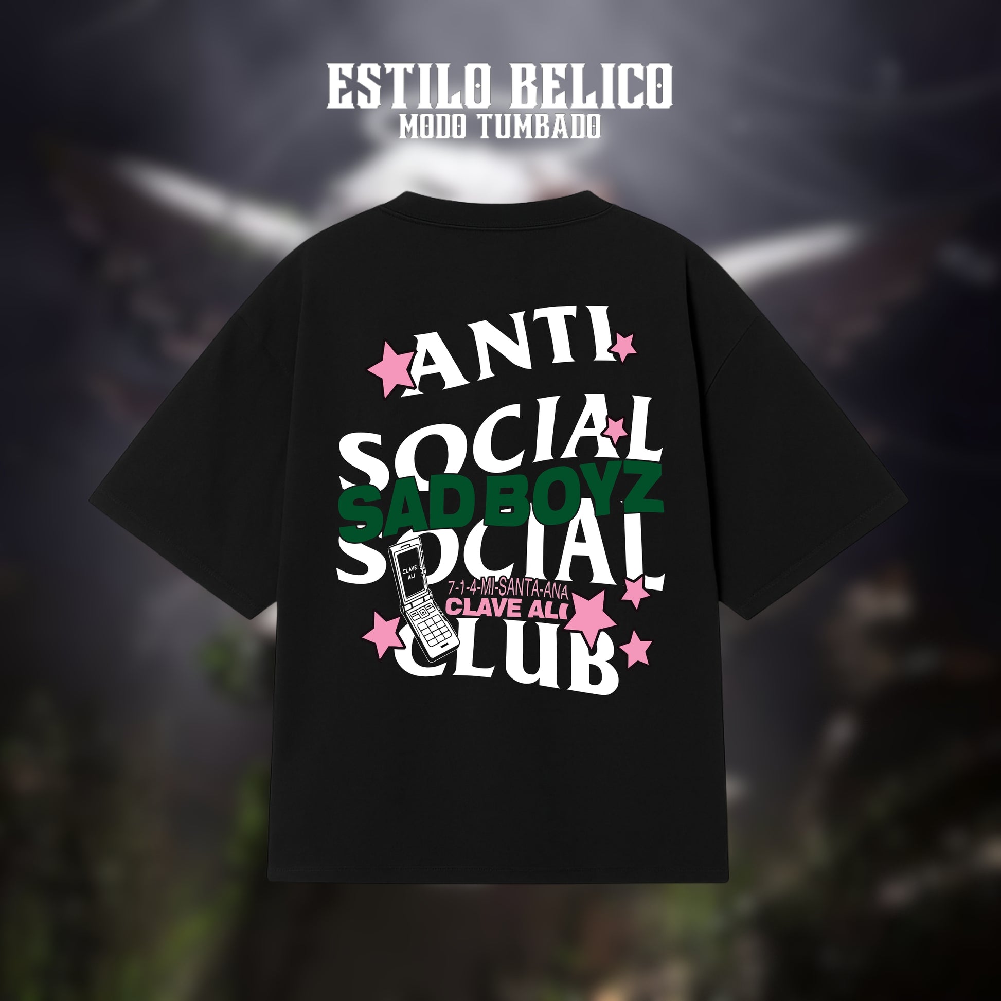 Polera “ASSC Clave Ali" –  Junior H SadBoyz