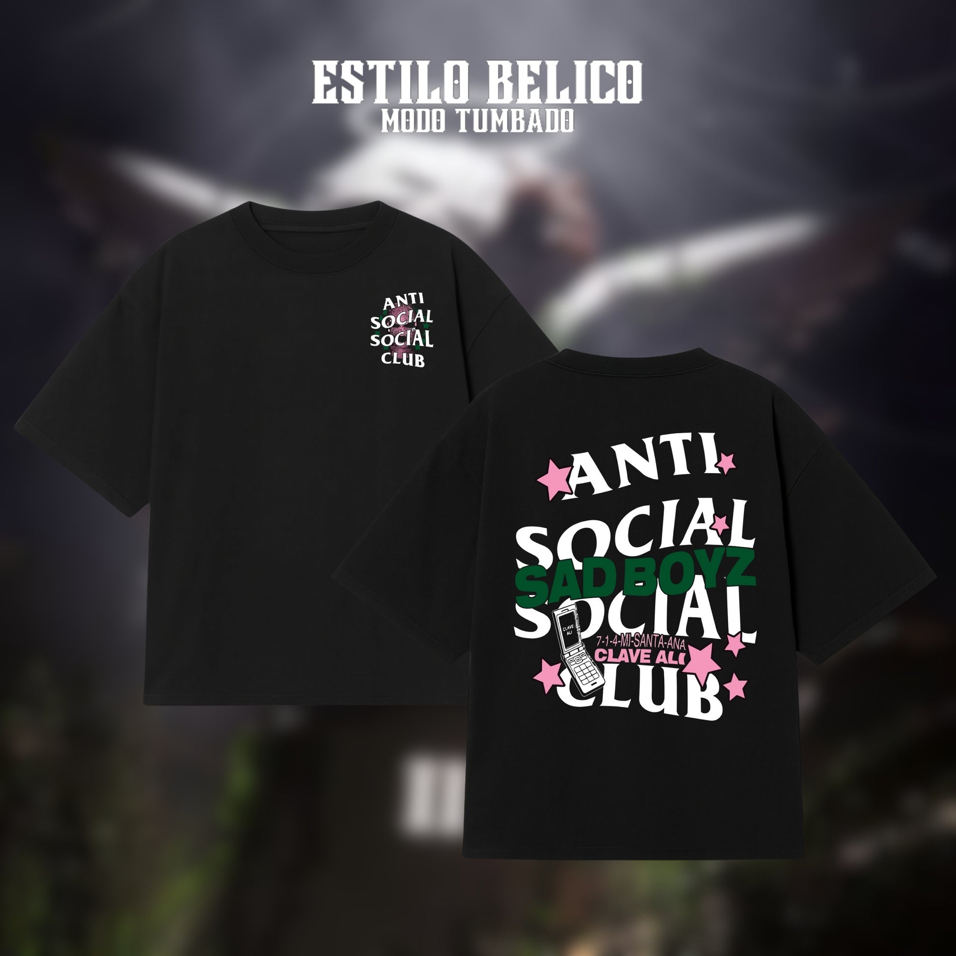 Polera “ASSC Clave Ali" –  Junior H SadBoyz