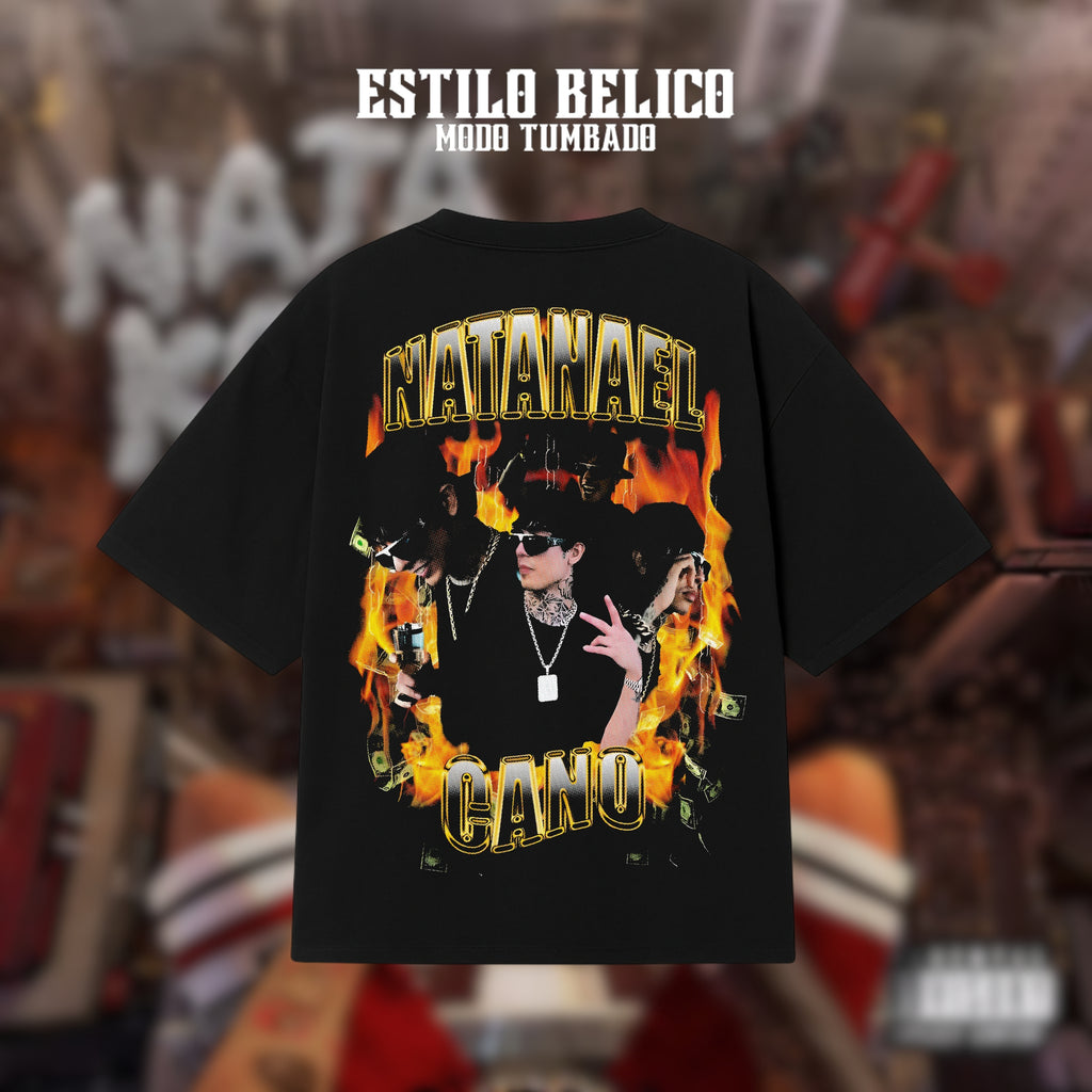 Polera "Fuego Montana" - Natanael Cano