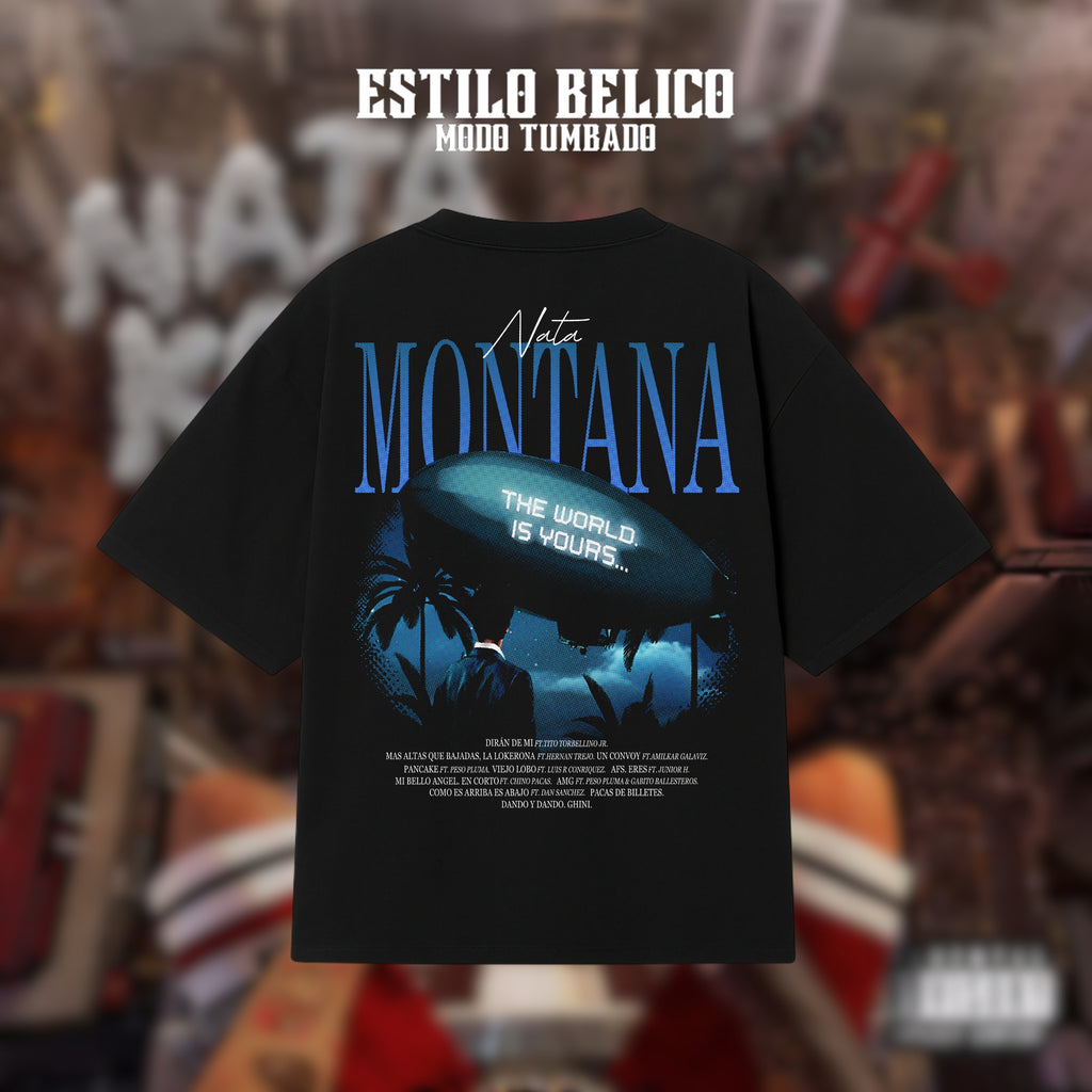 Polera "The World Is Yours" - Natanael Cano