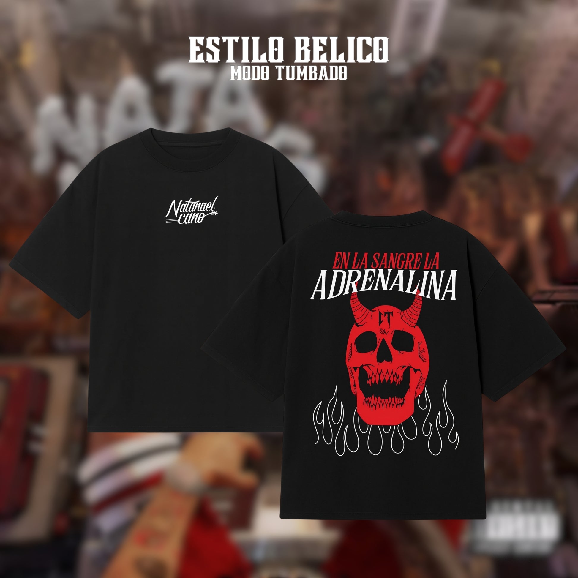 Polera "Adrenalina" - Natanael Cano