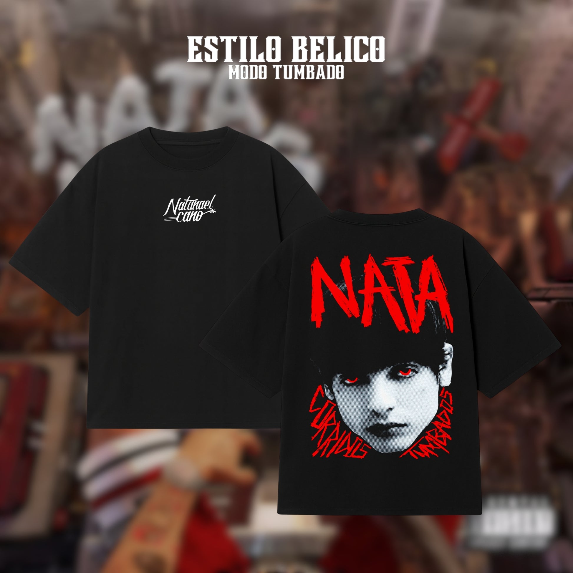 Polera "Red Eyes" - Natanael Cano