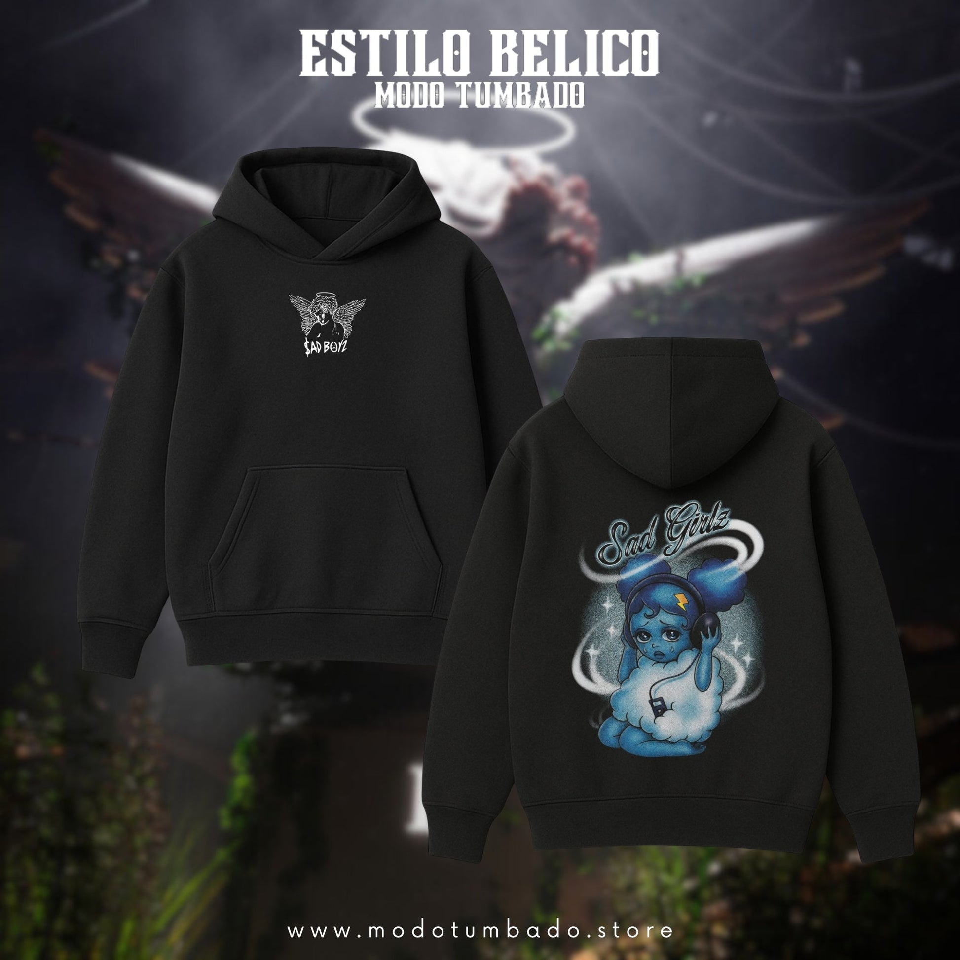 Hoodie "Dias Nublados" - $adGirlz 4 Life