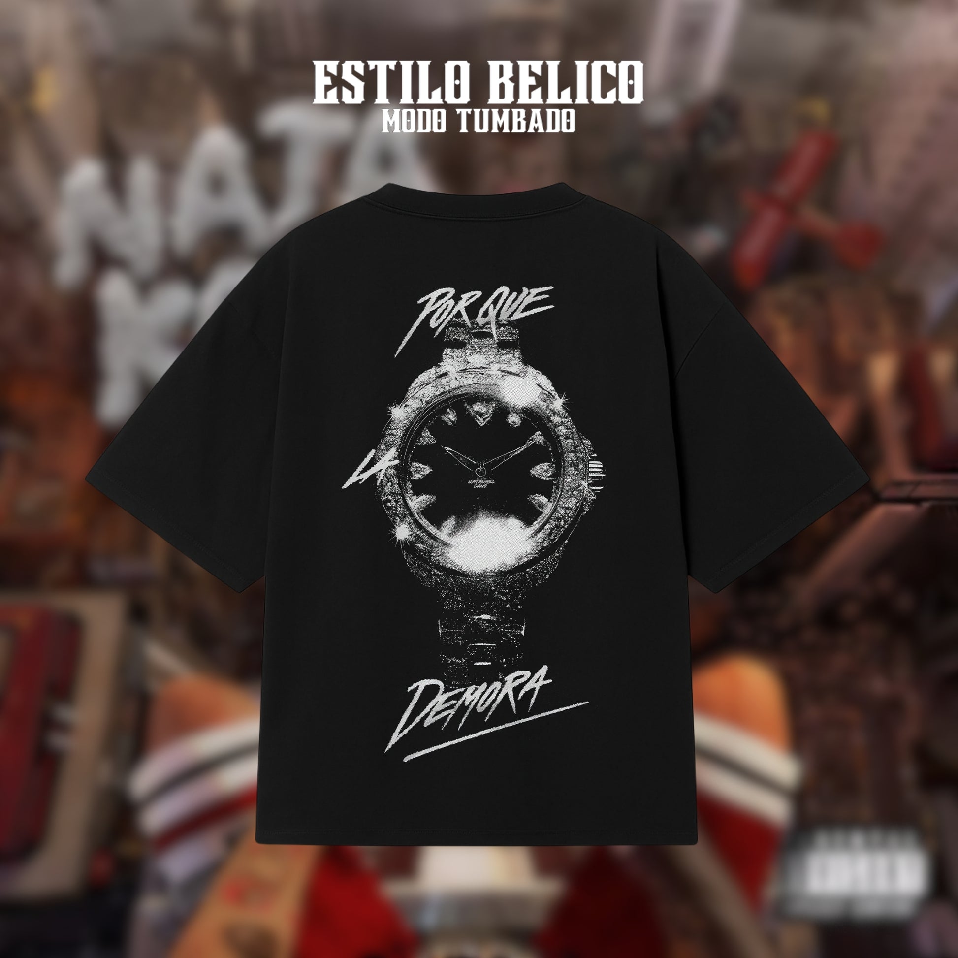 Polera "Reloj Demora" - Natanael Cano