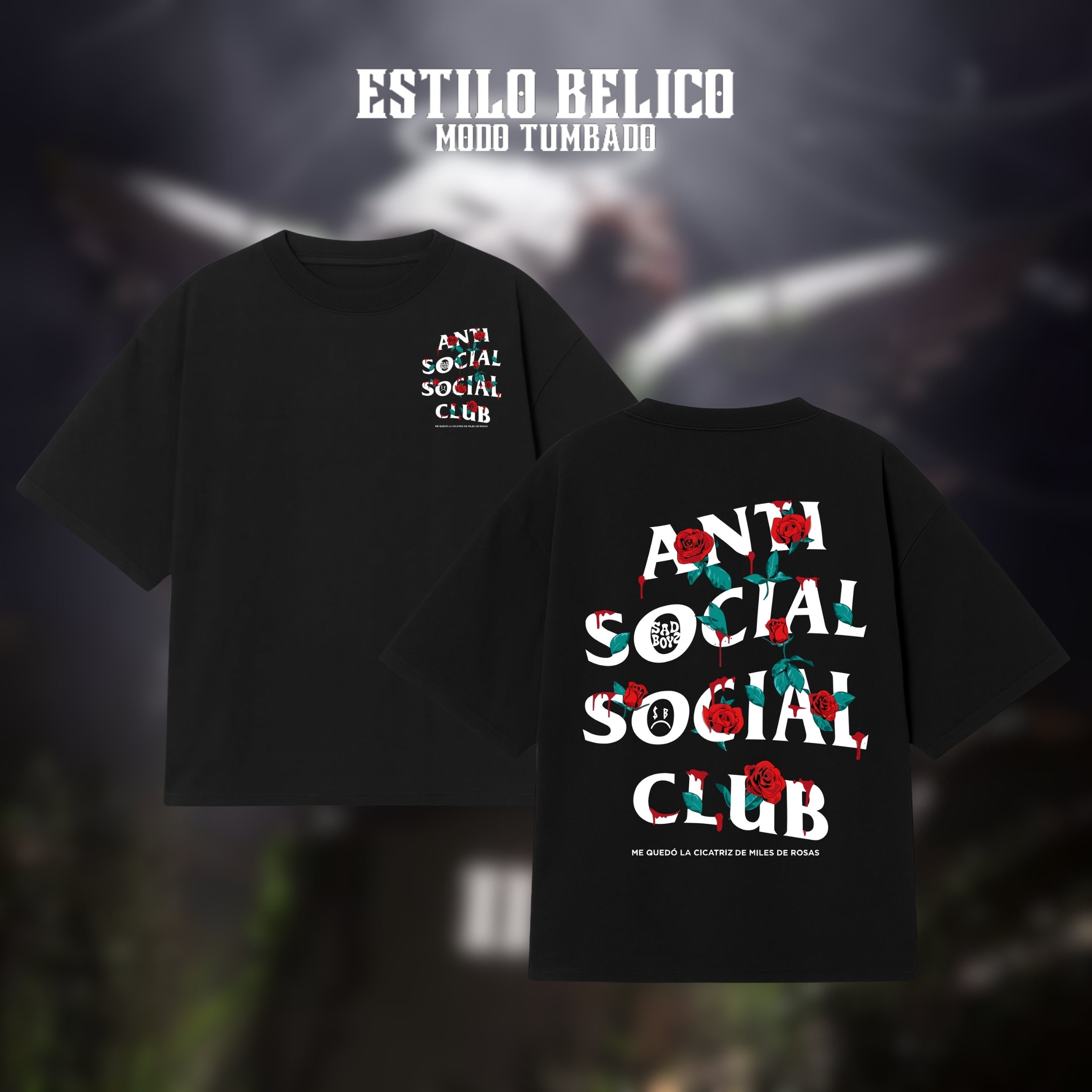 Polera “ASSC Miles de Rosas” –  Junior H SadBoyz