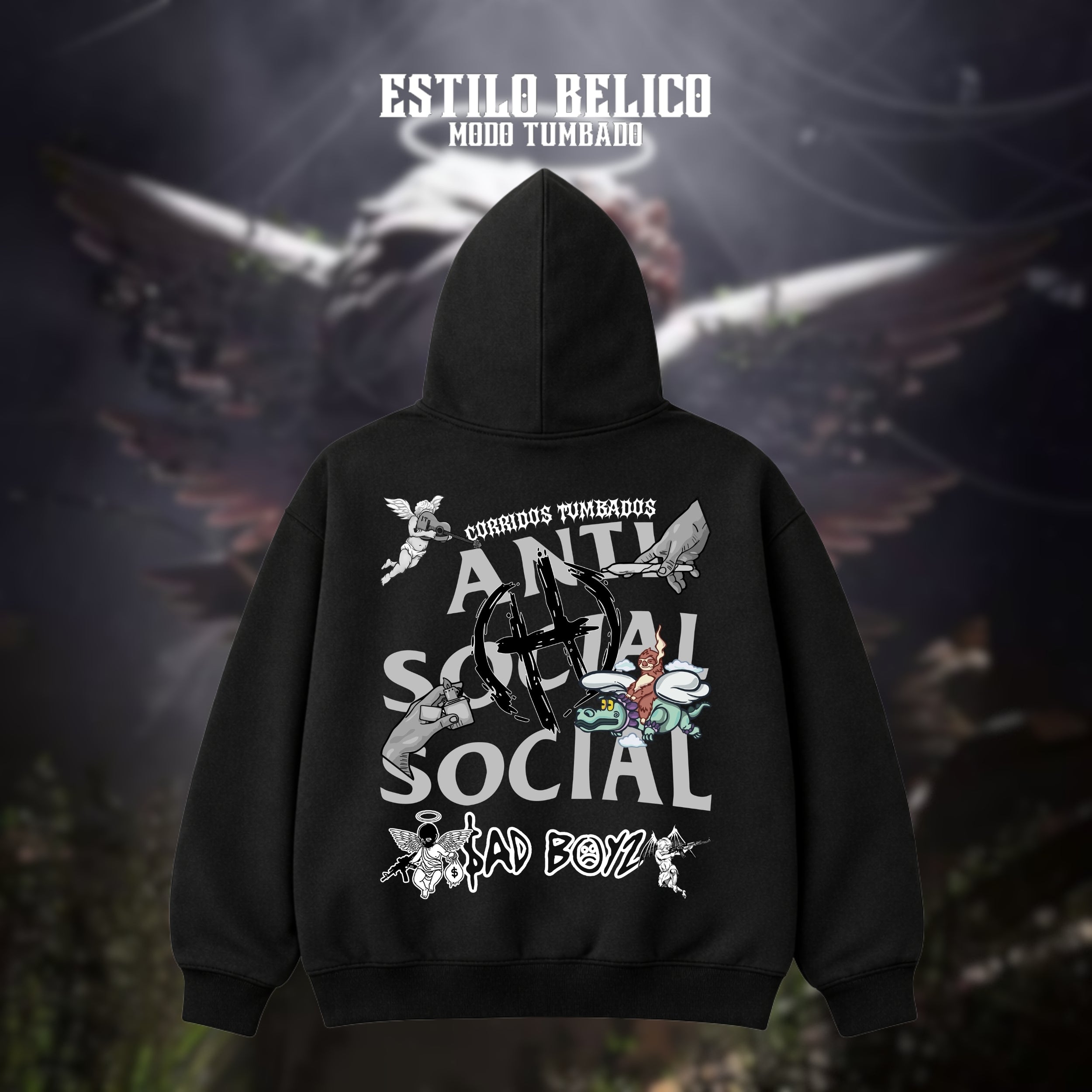 Hoodie ASSC - "Días Grises"