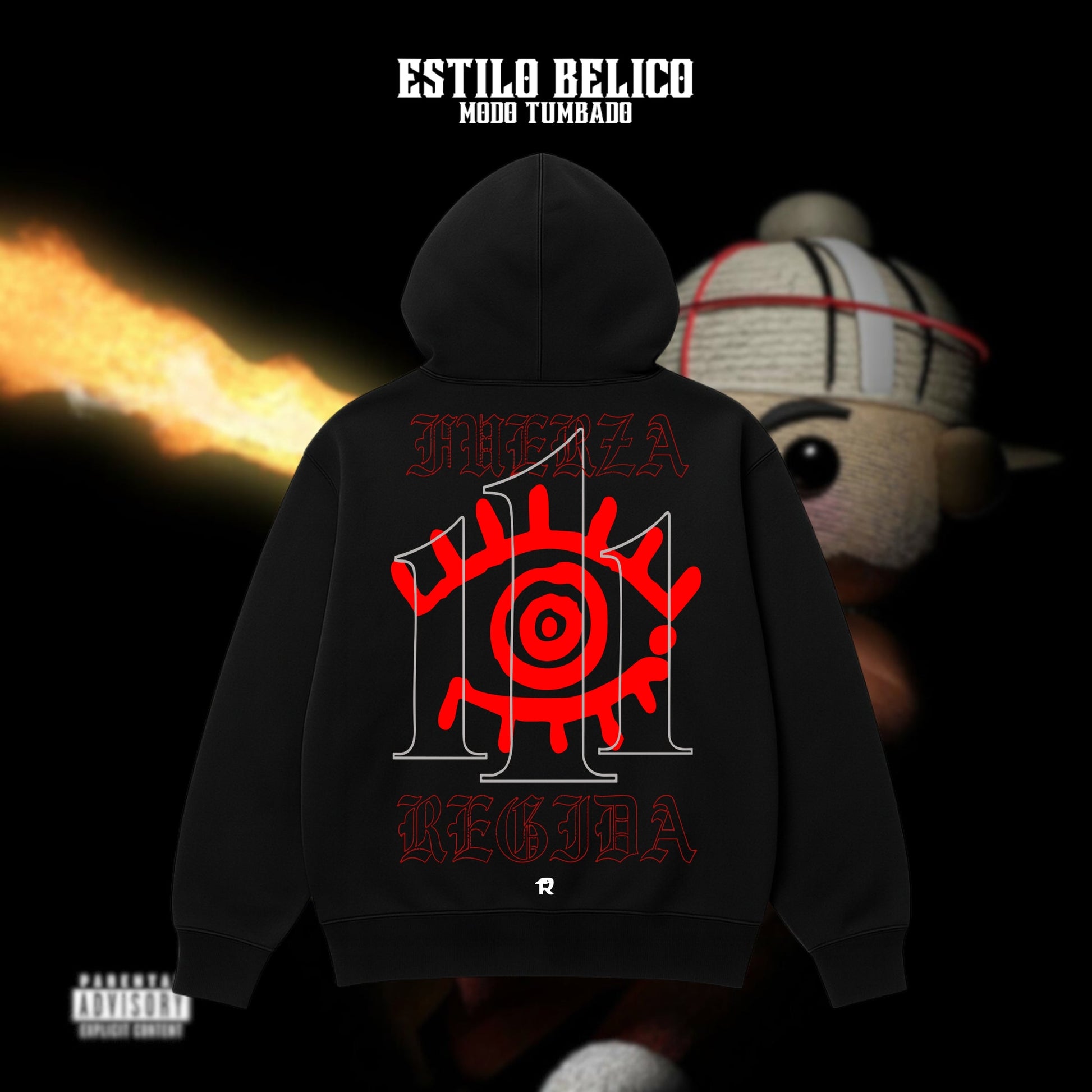 Hoodie "Red Eye" – Fuerza Regida