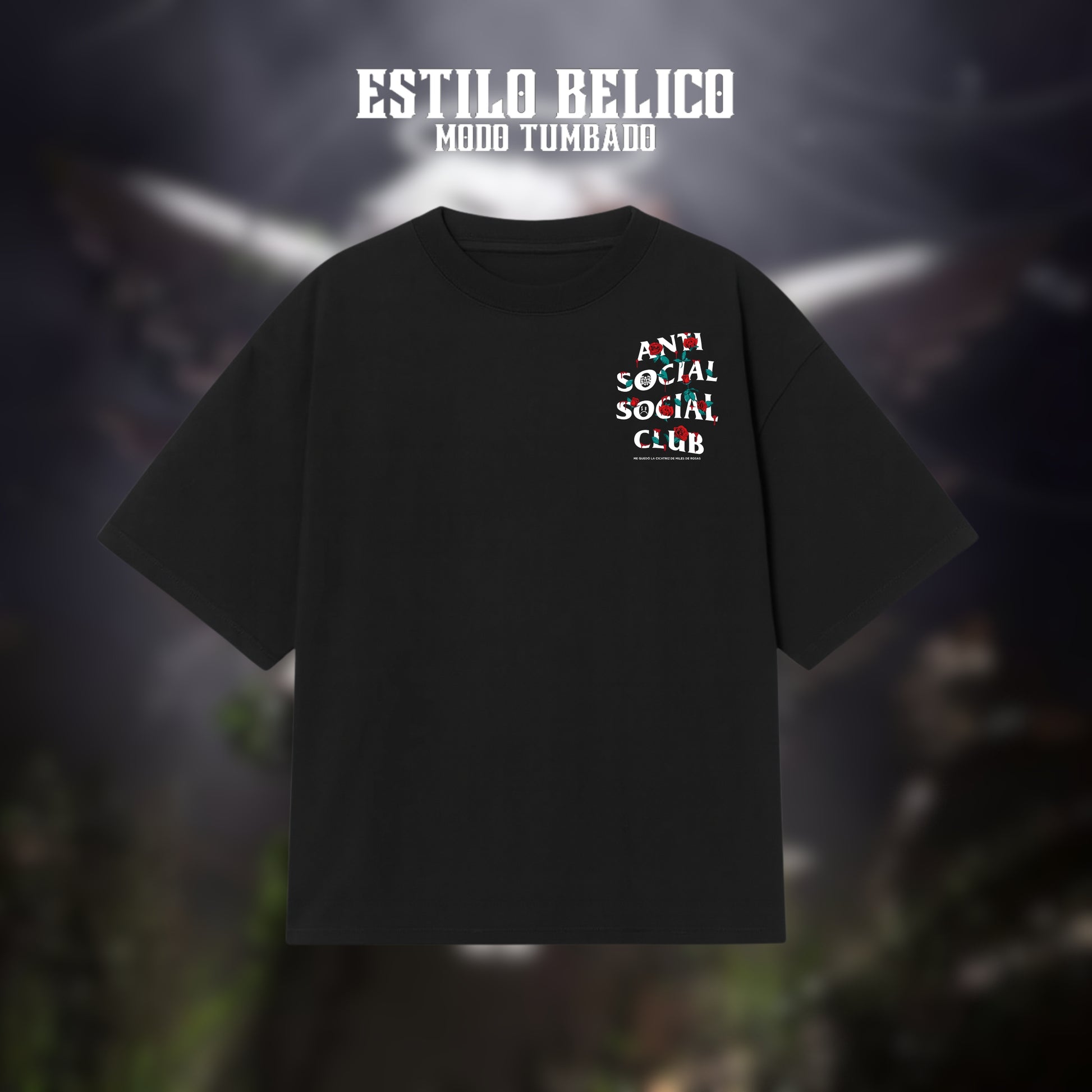 Polera “ASSC Miles de Rosas” –  Junior H SadBoyz