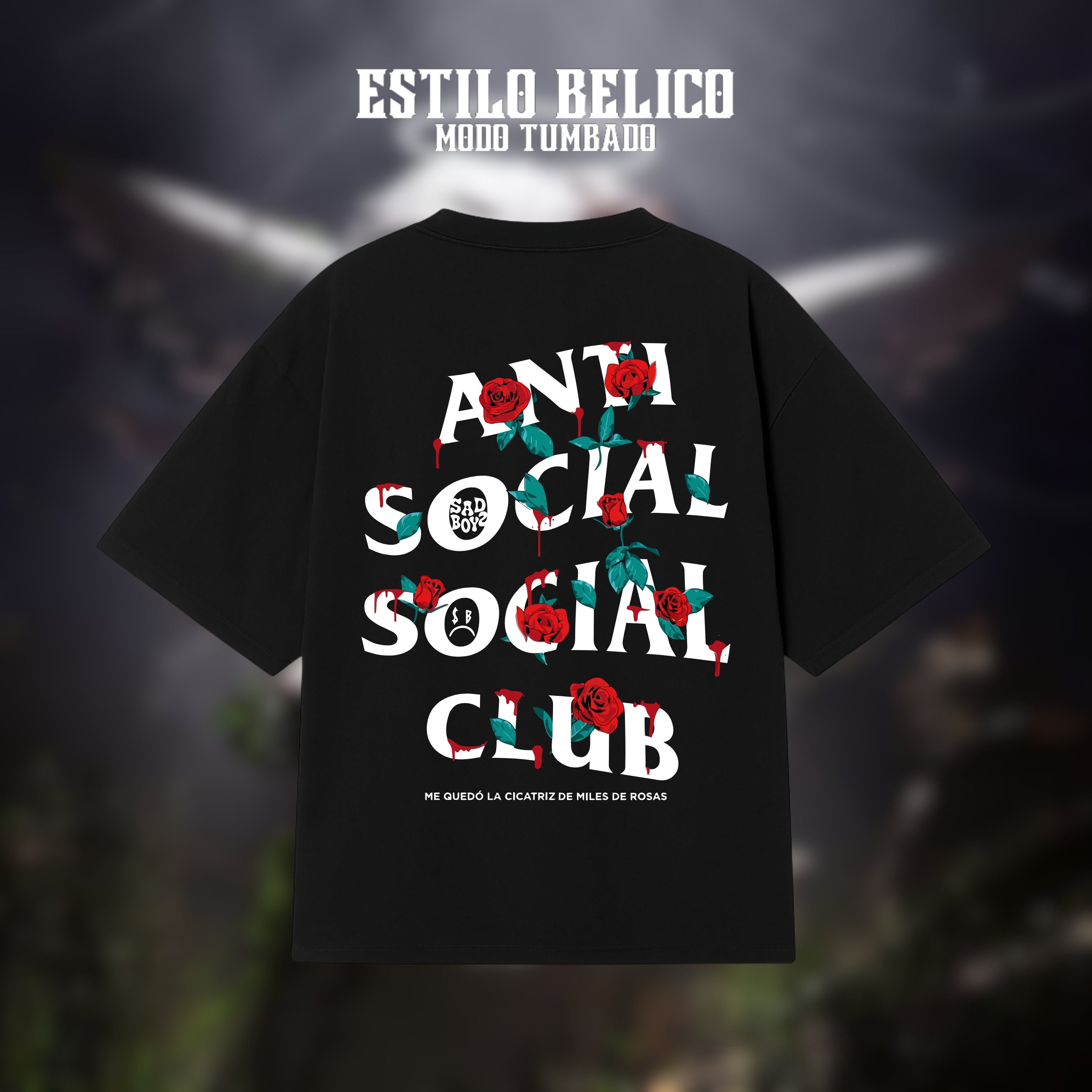 Polera “ASSC Miles de Rosas” –  Junior H SadBoyz