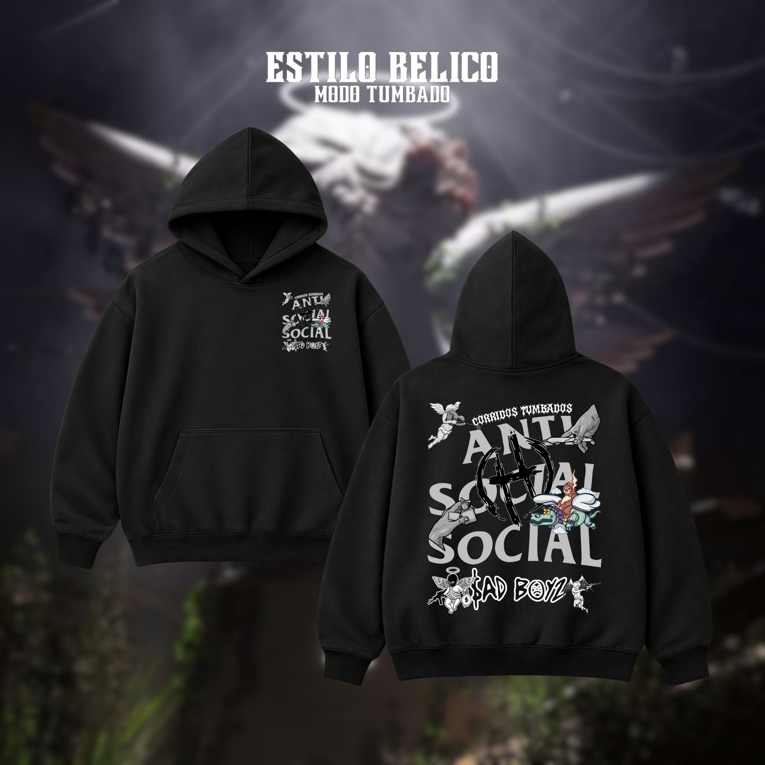 Hoodie ASSC - "Días Grises"