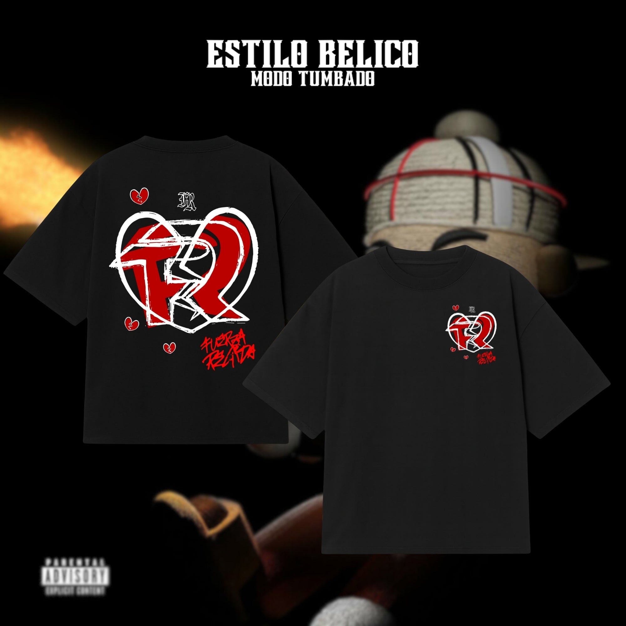 Polera "R Heart Broken" – Fuerza Regida