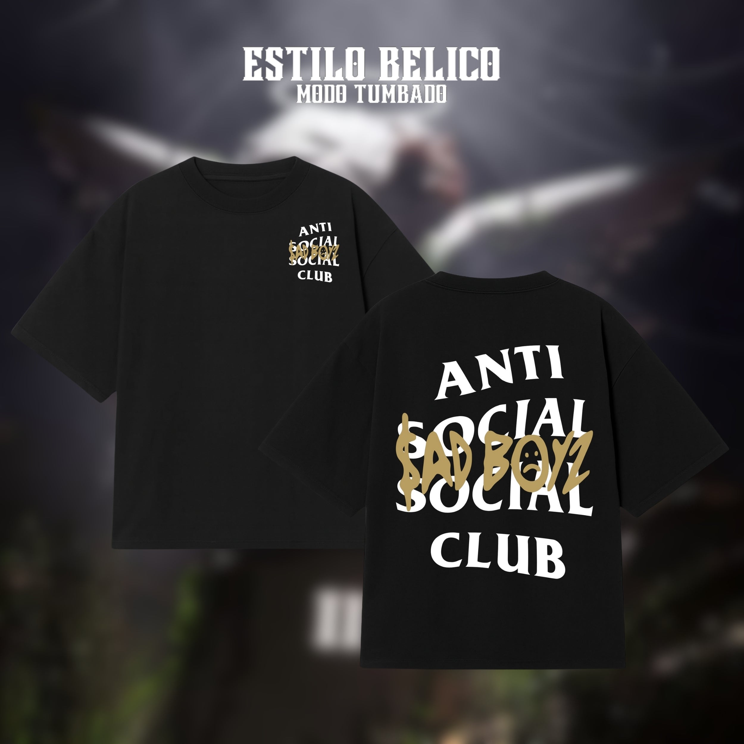 Polera “ASSC Gold” –  Junior H SadBoyz