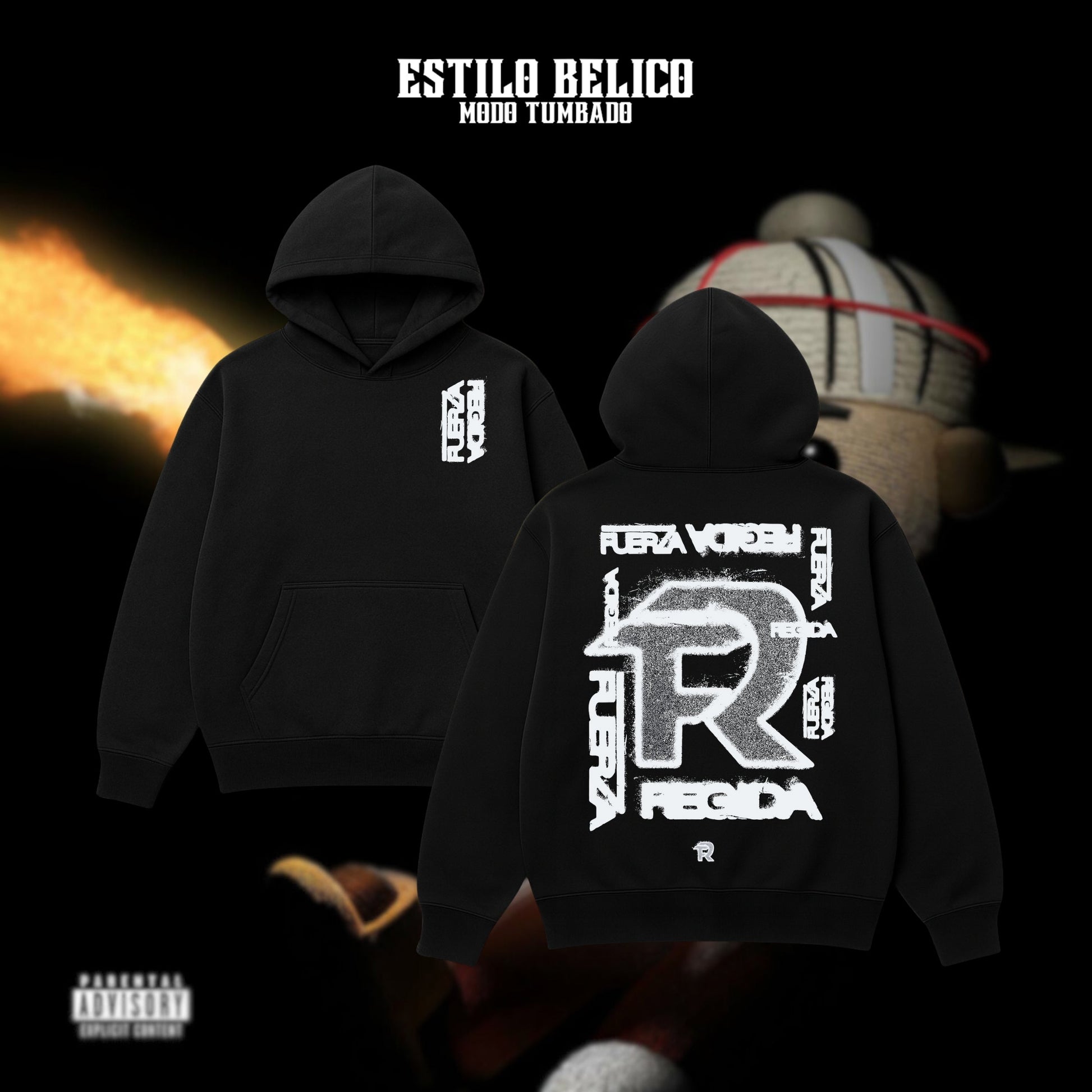 Hoodie "Monograma FR" – Fuerza Regida