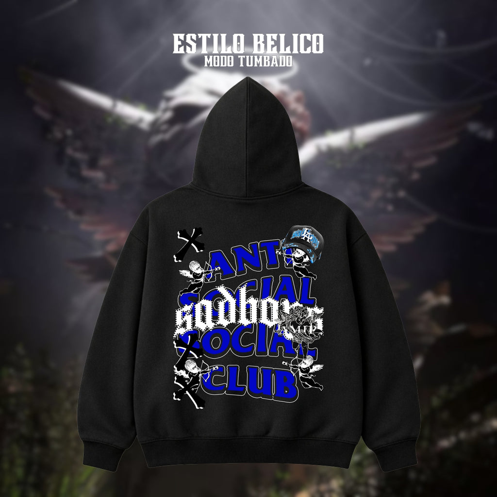 Hoodie ASSC - "Cruces Azul"
