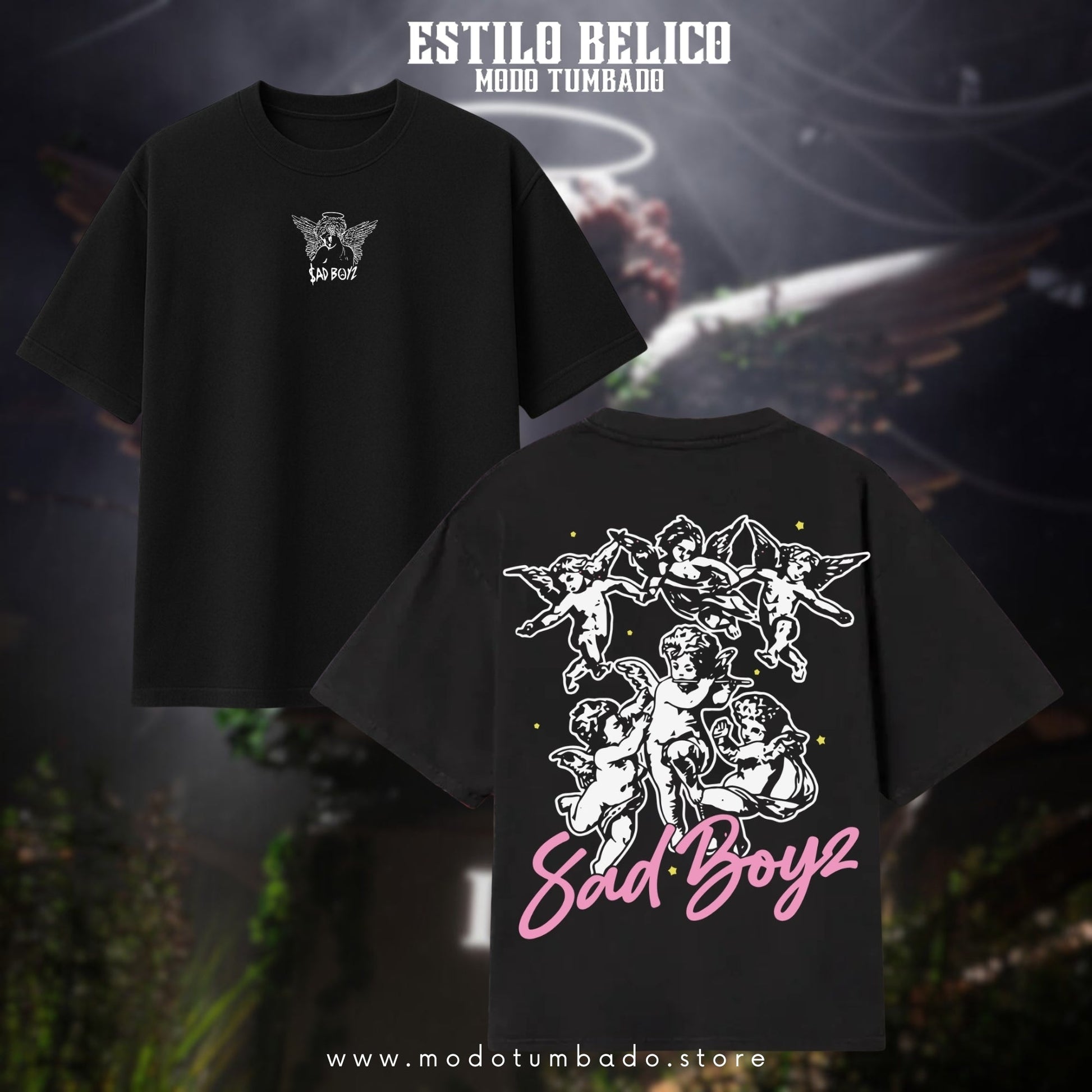 Polera "Ángeles Caídos" - $adBoyz 4 Life