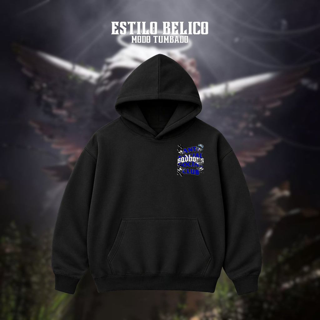 Hoodie ASSC - "Cruces Azul"