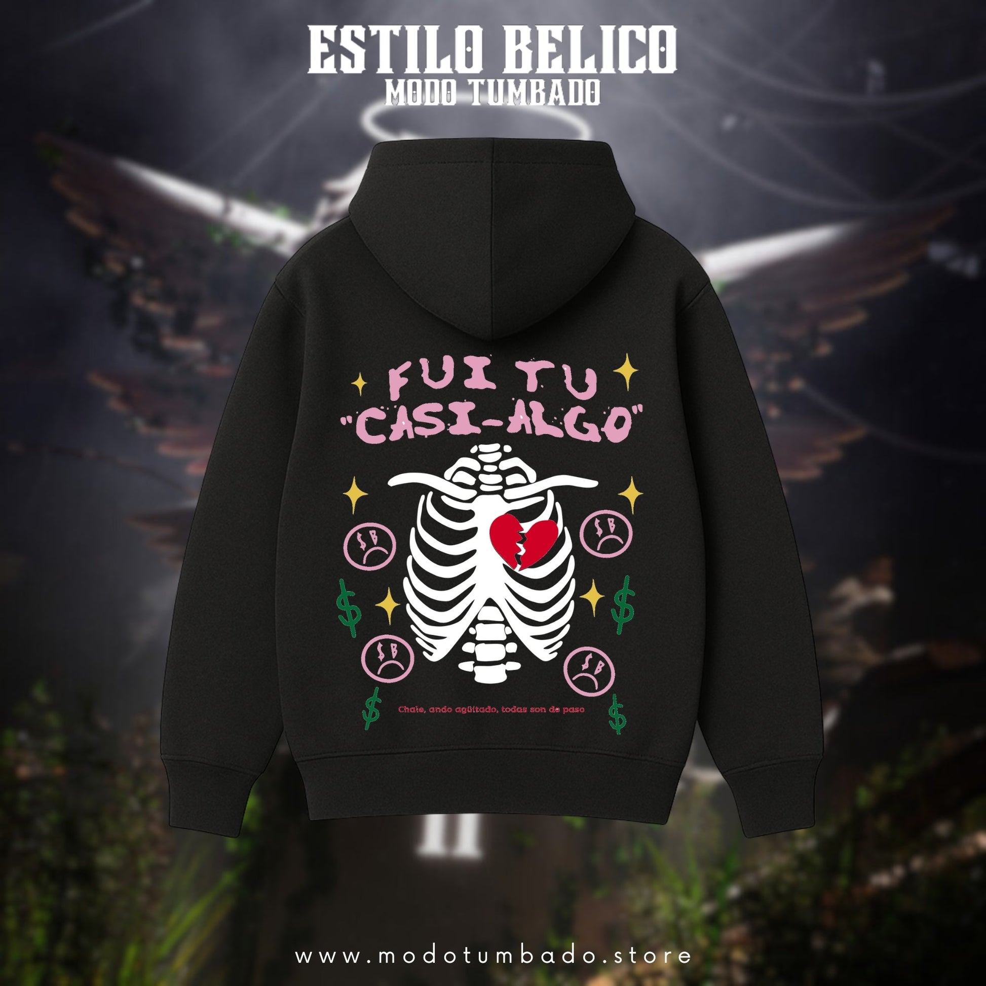 Hoodie "Fui tu casi-algo" - $adBoyz 4 Life