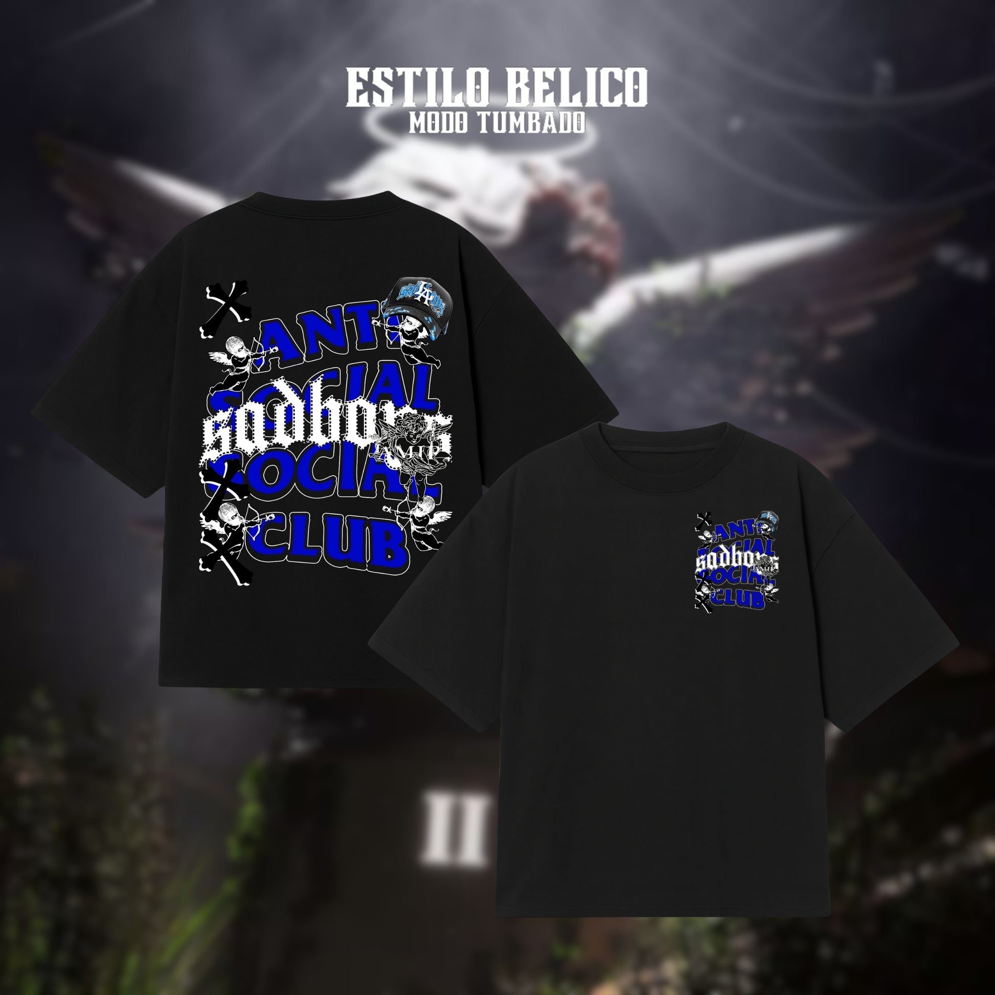 Polera ASSC - "Cruces Azul "