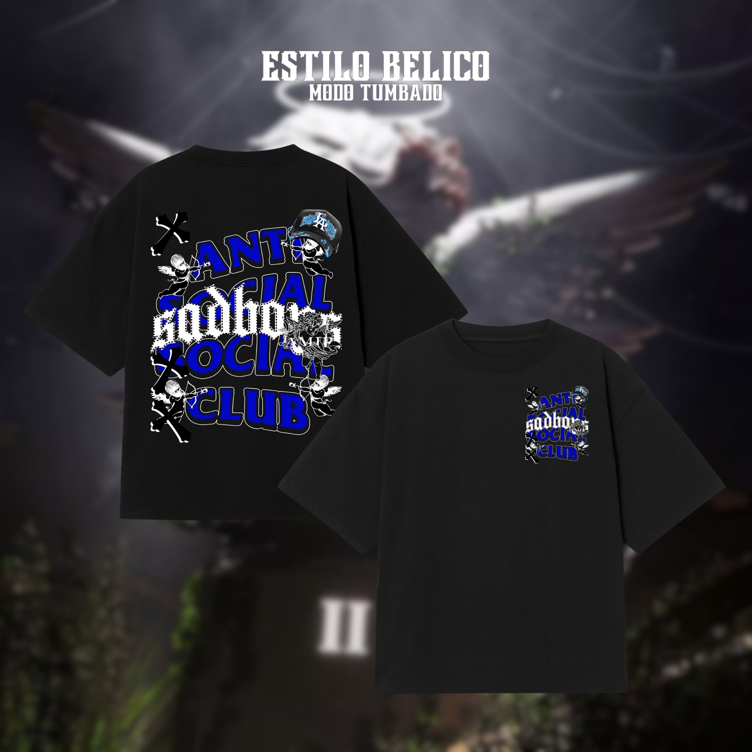 Polera ASSC - "Cruces Azul "